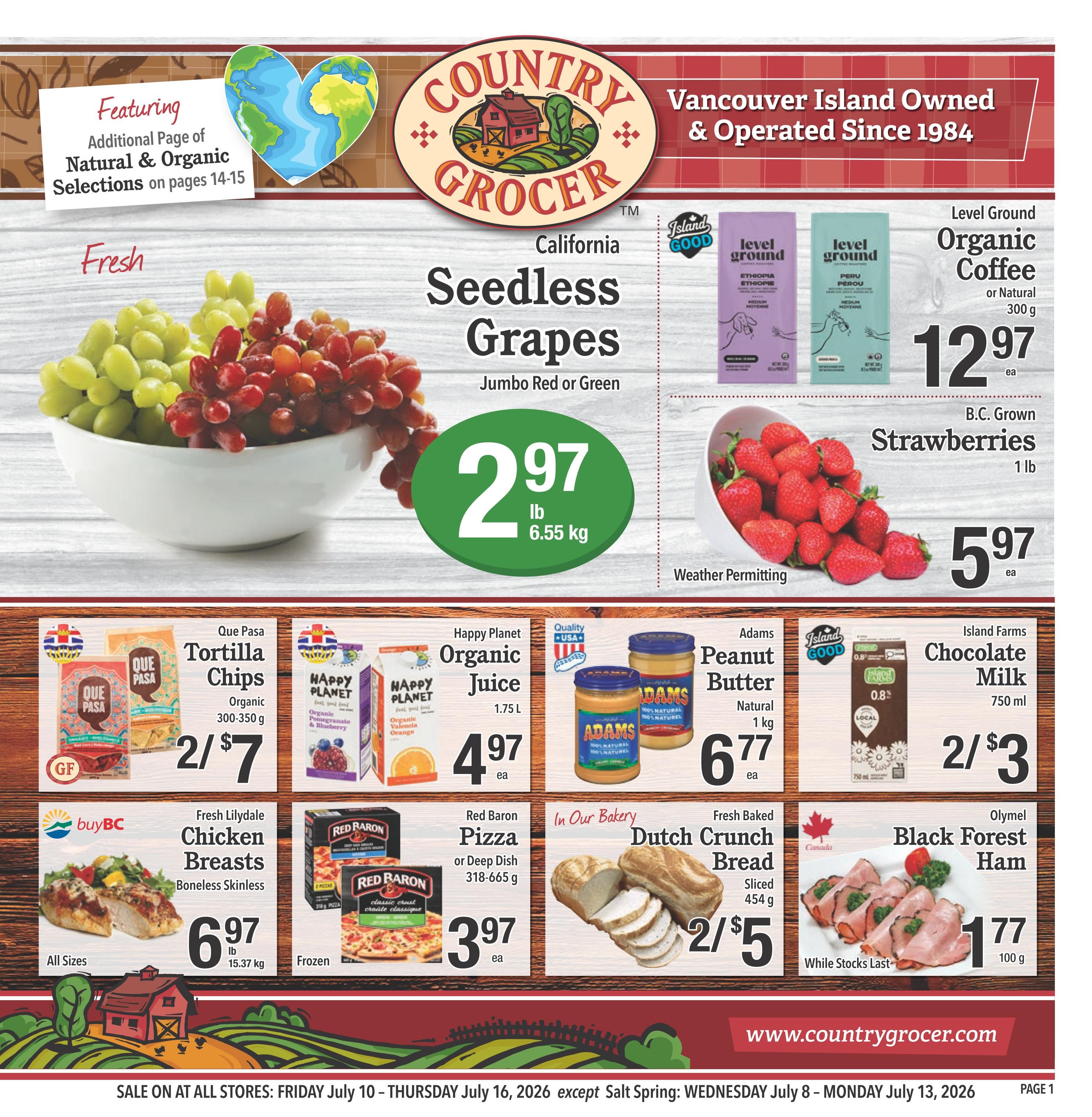 Country Grocer Flyer July 10 to 16