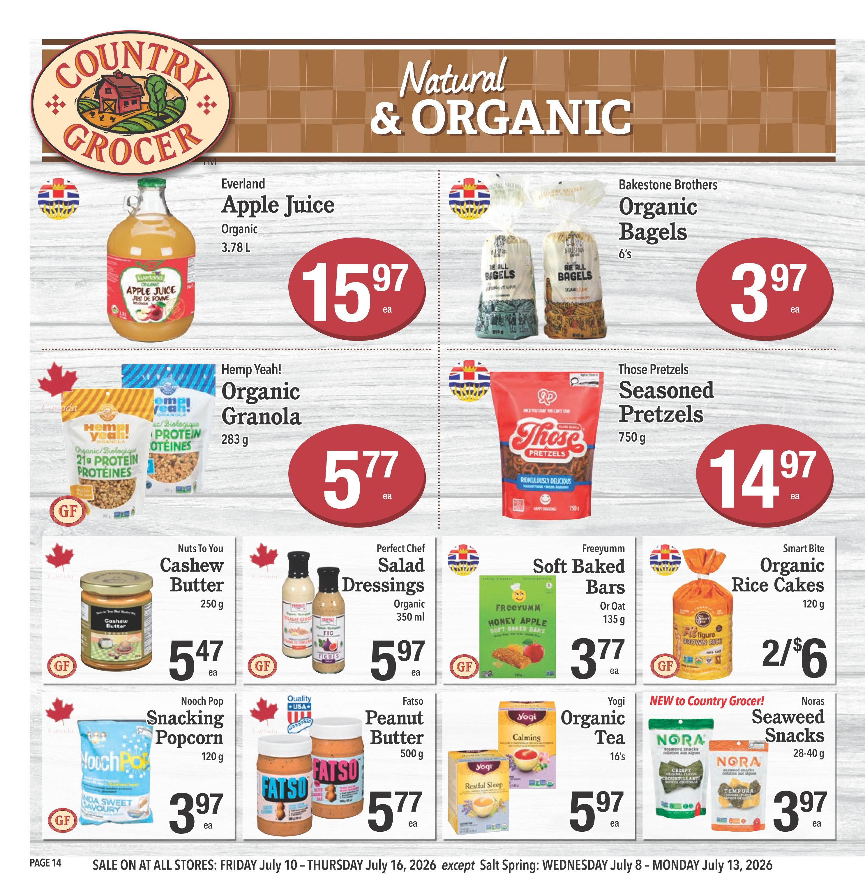 Country Grocer Flyer July 10 to 16