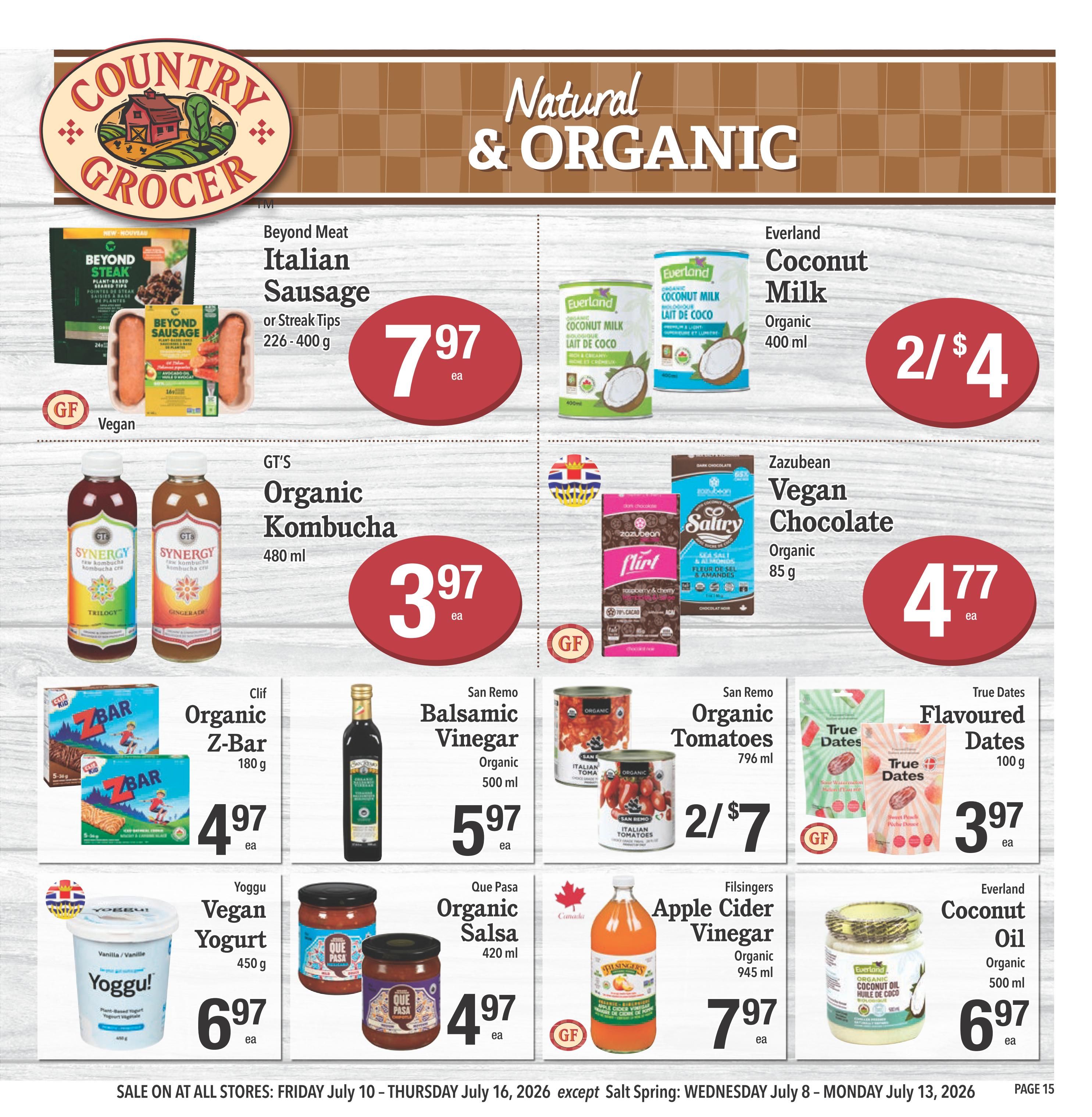 Country Grocer Flyer July 10 to 16