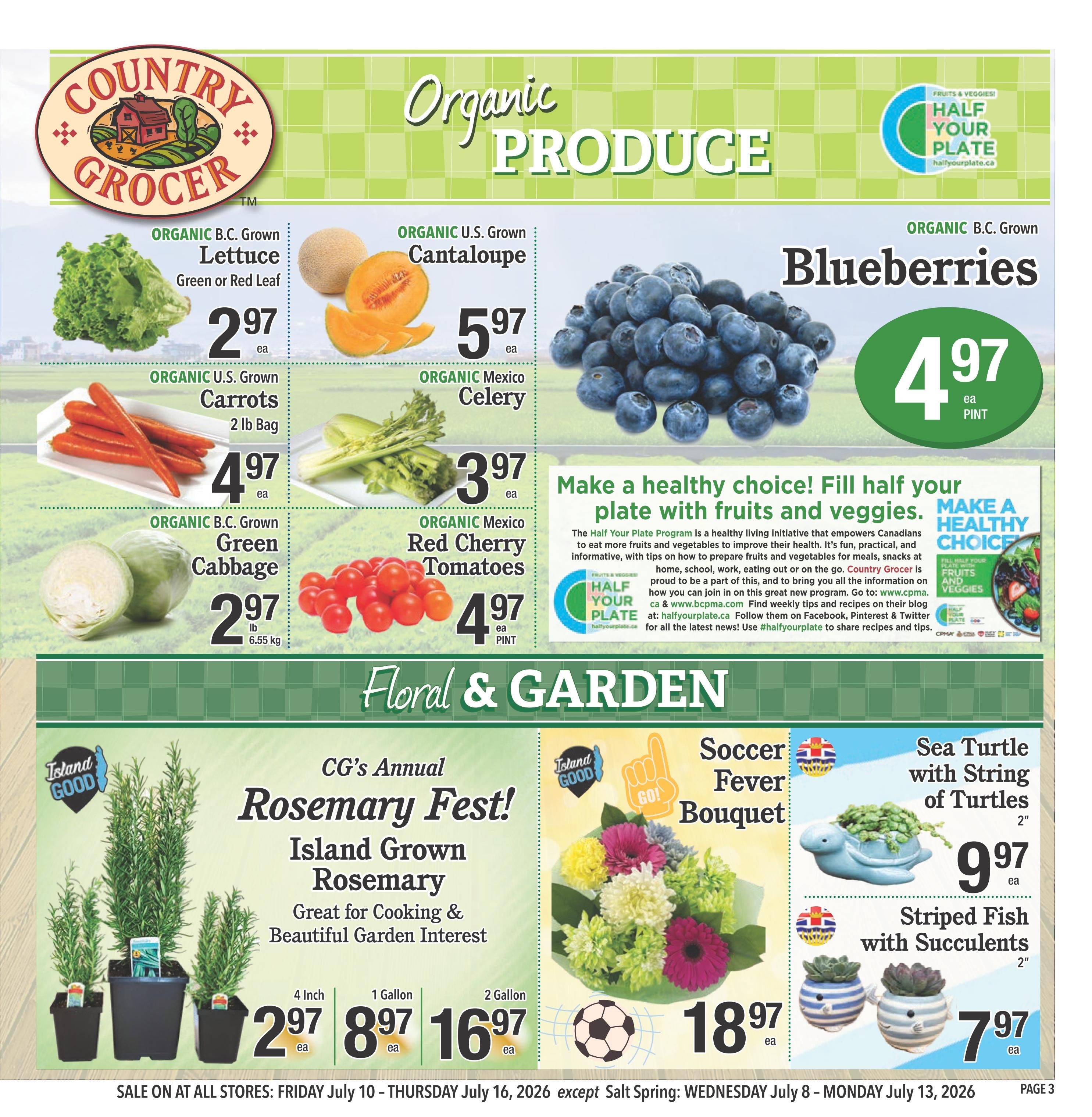 Country Grocer Flyer July 10 to 16