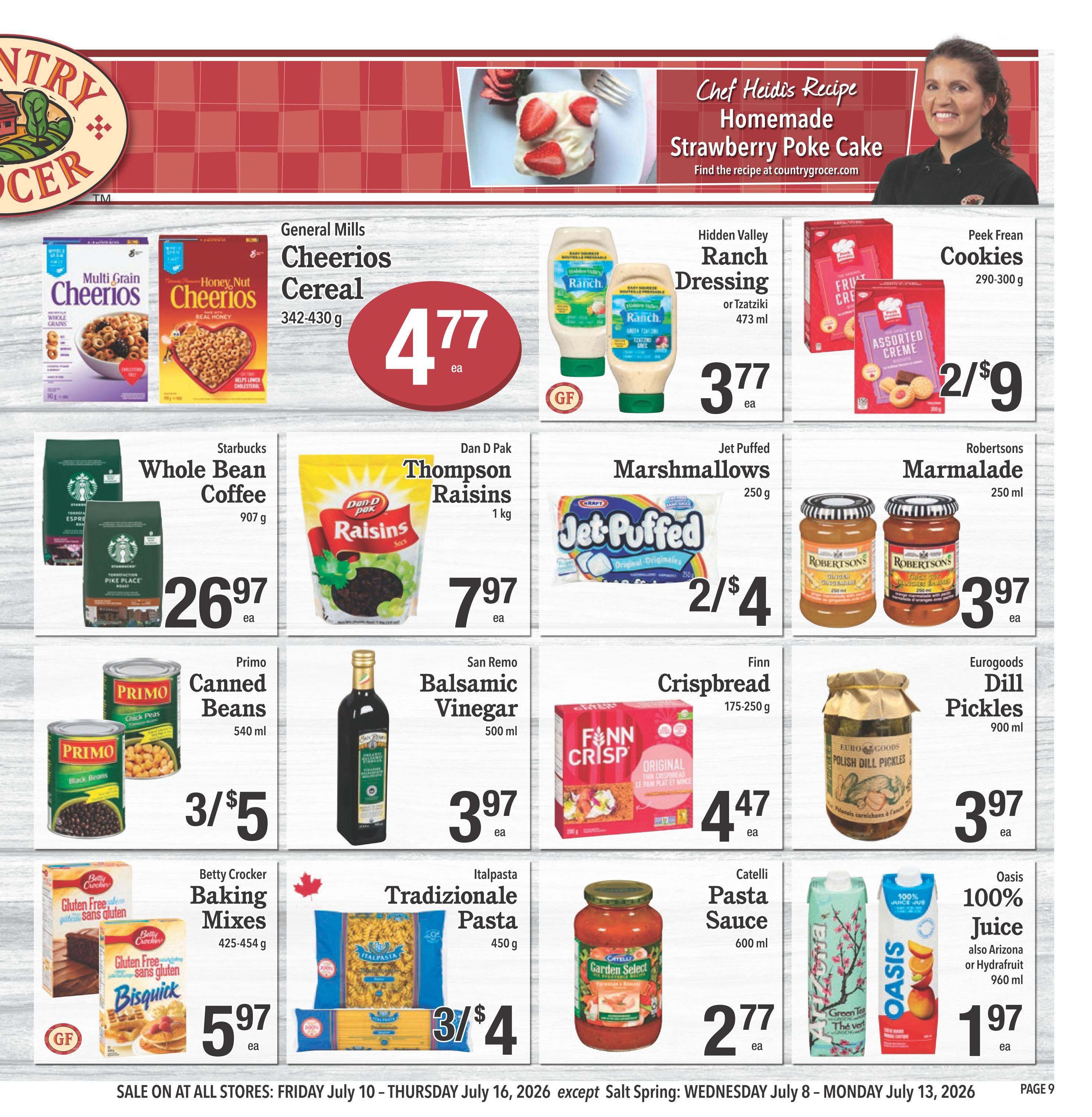 Country Grocer Flyer July 10 to 16