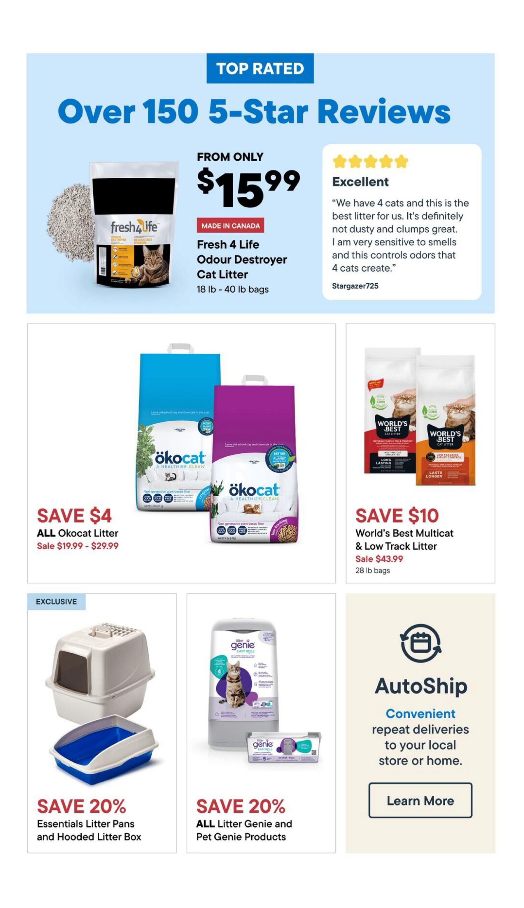 Total Pet Flyer July 9 to 22