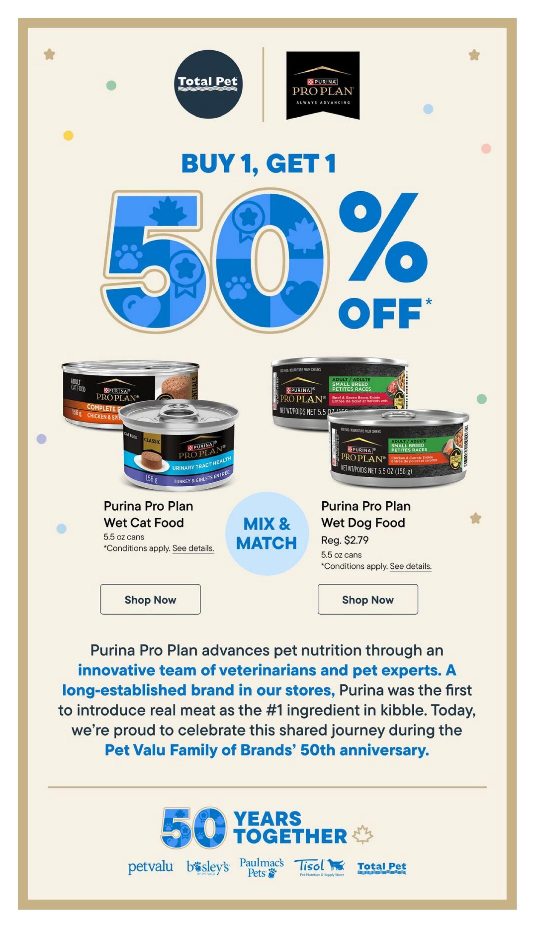 Total Pet Flyer July 9 to 22