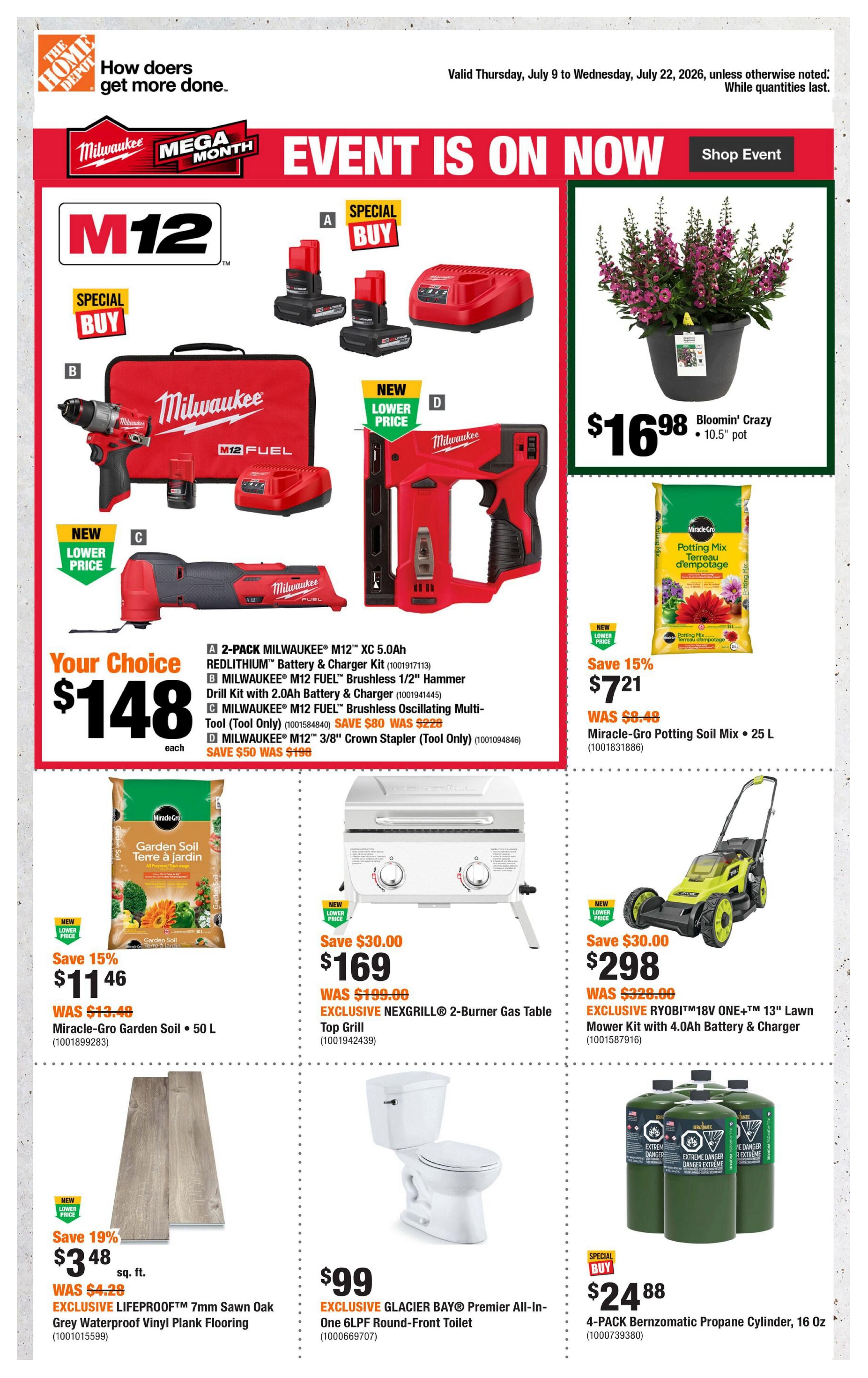 Home Depot (BC) Flyer July 9 to 22