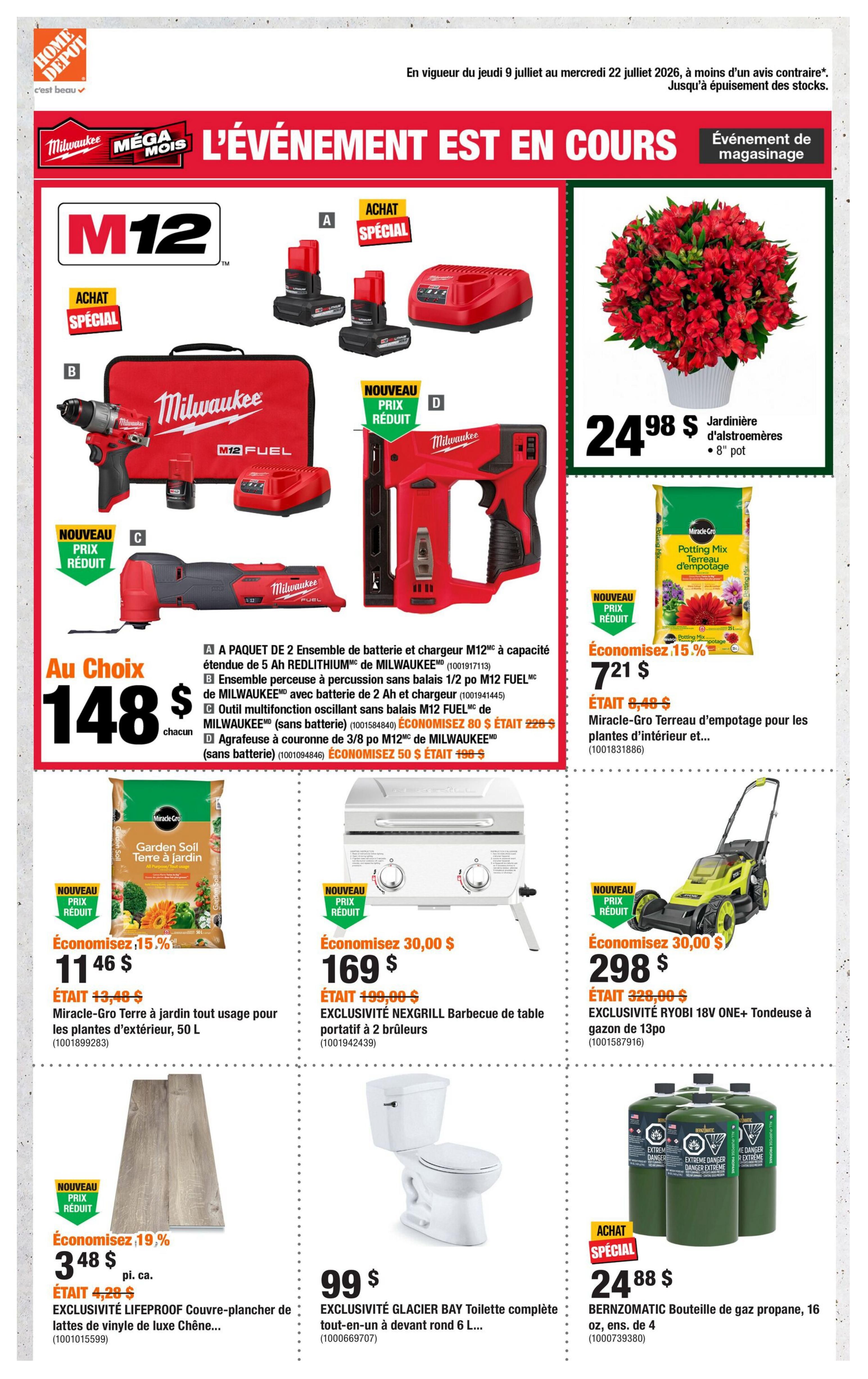 Home Depot (QC) Flyer July 9 to 22