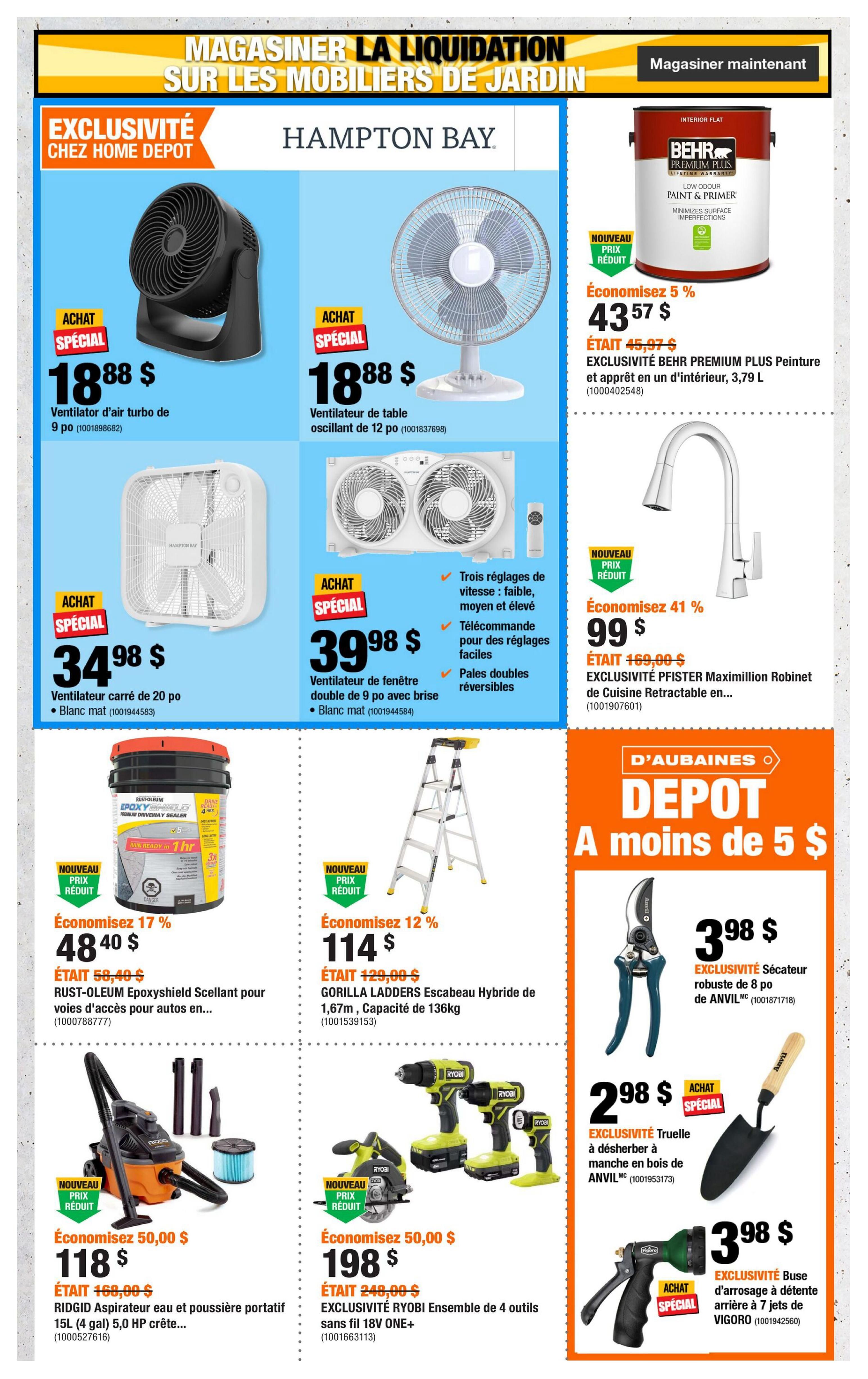 Home Depot (QC) Flyer July 9 to 22