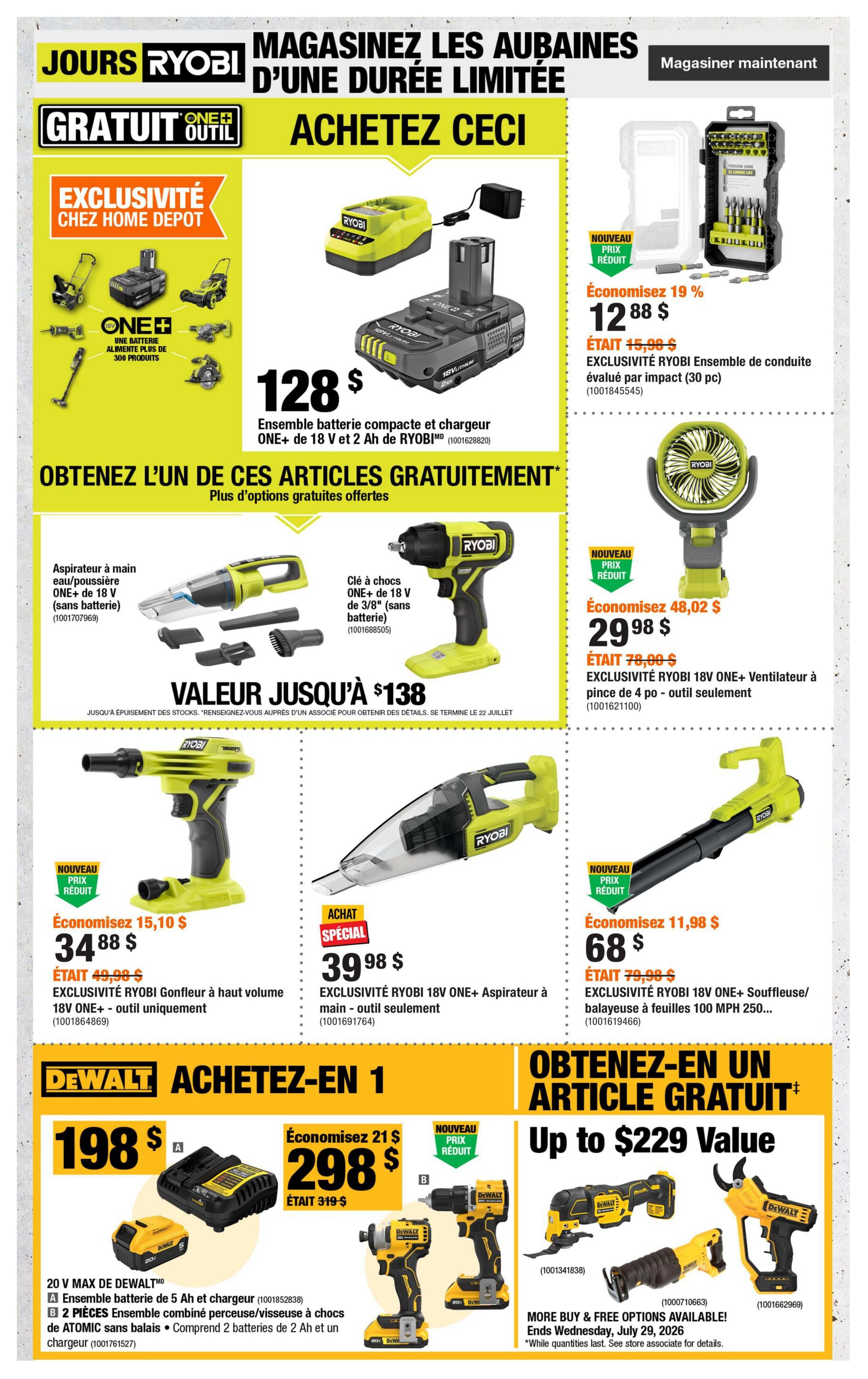 Home Depot (QC) Flyer July 9 to 22