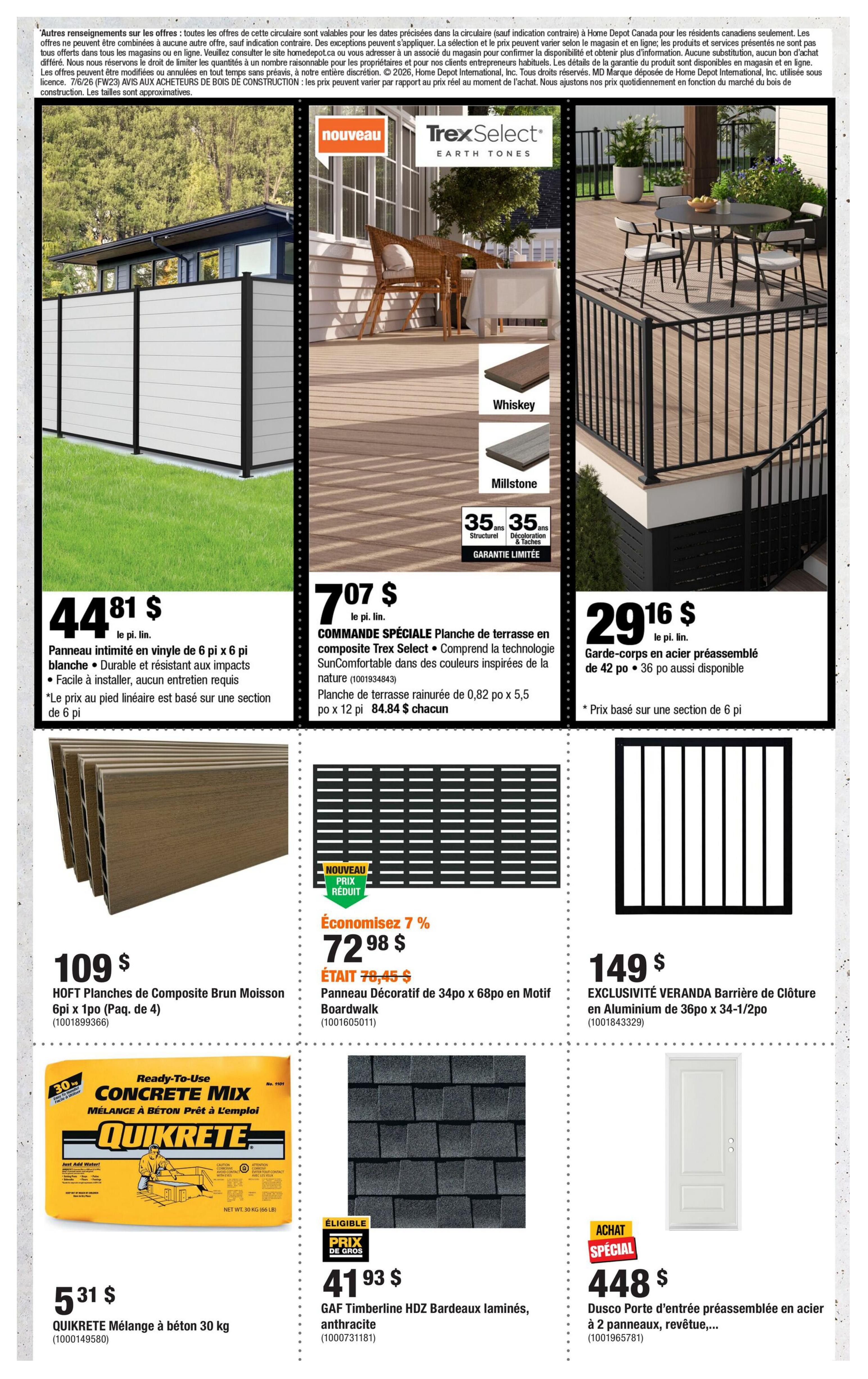 Home Depot (QC) Flyer July 9 to 22
