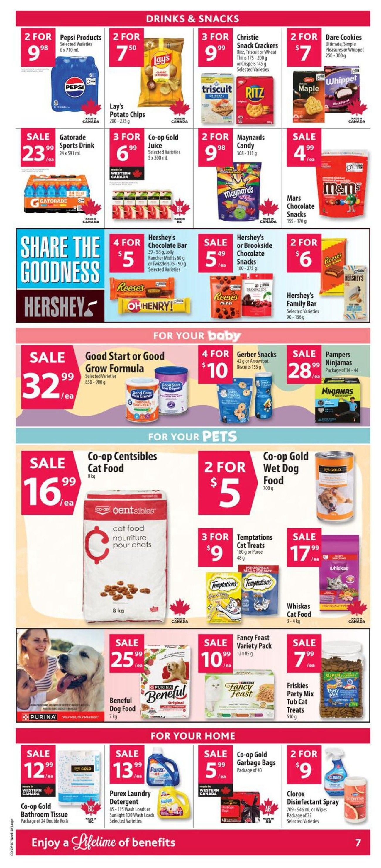 Co-op (West) Food Store Flyer July 9 to 15