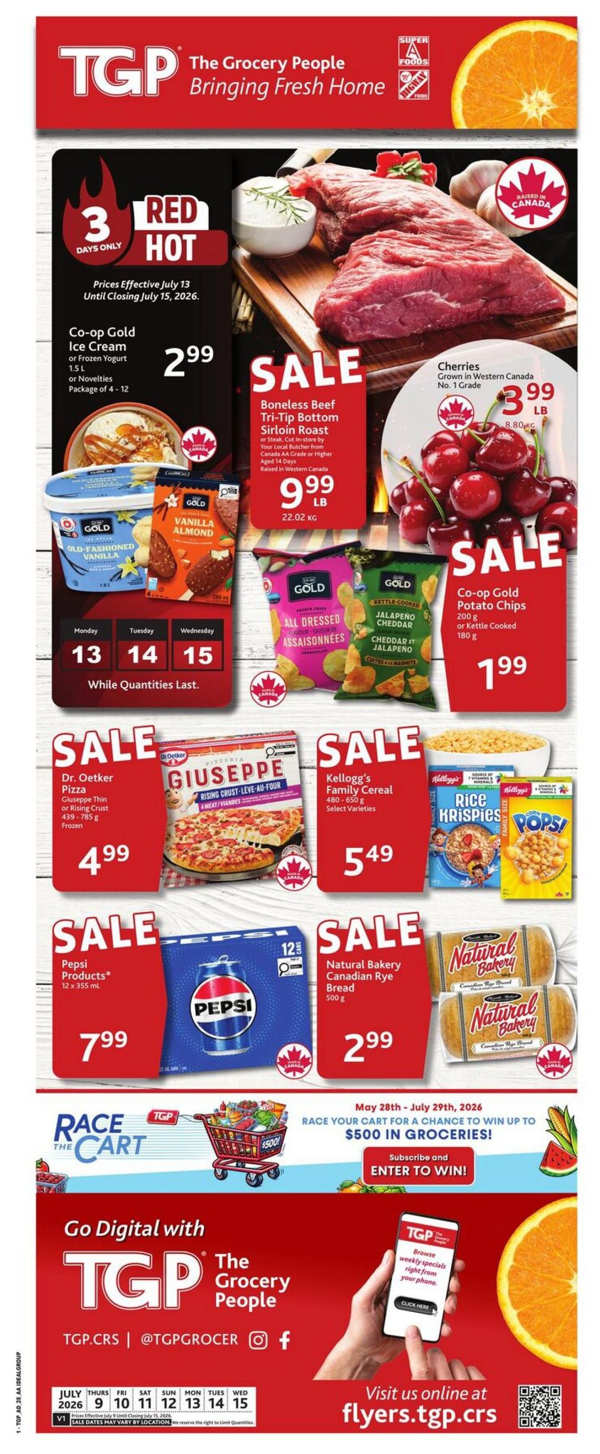 TGP The Grocery People Flyer July 9 to 15