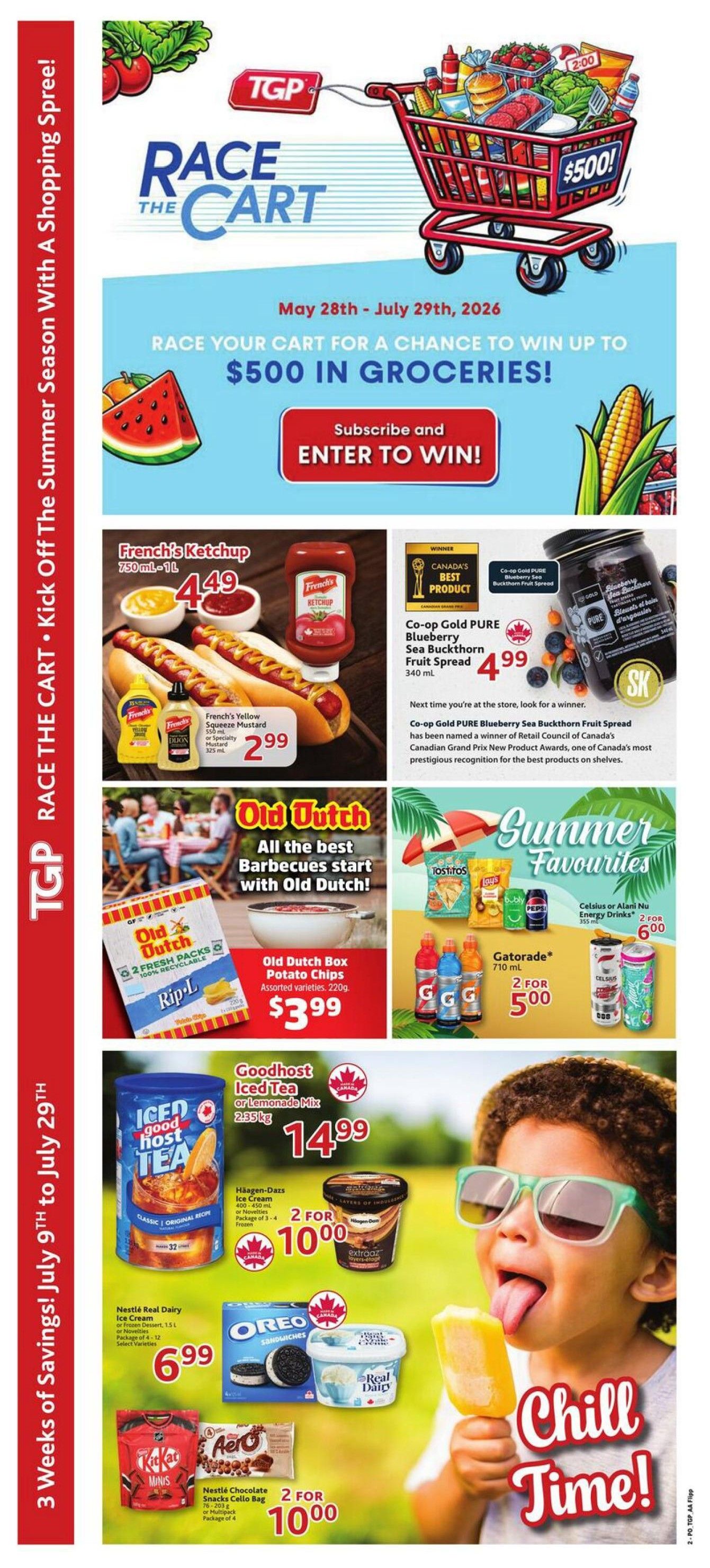 TGP The Grocery People Flyer July 9 to 15