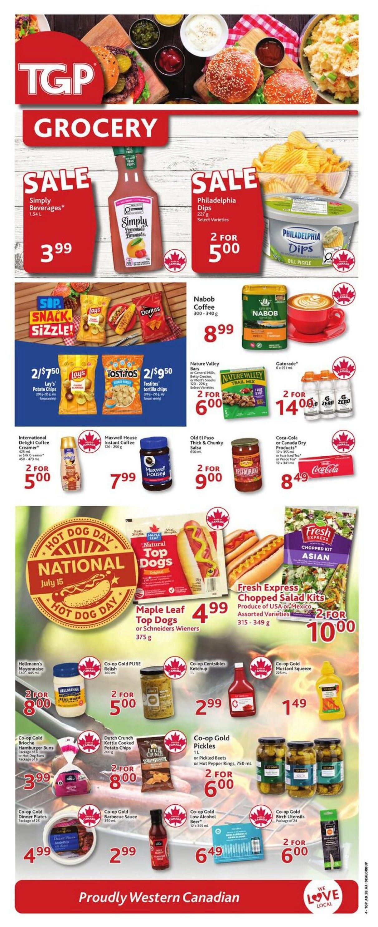 TGP The Grocery People Flyer July 9 to 15