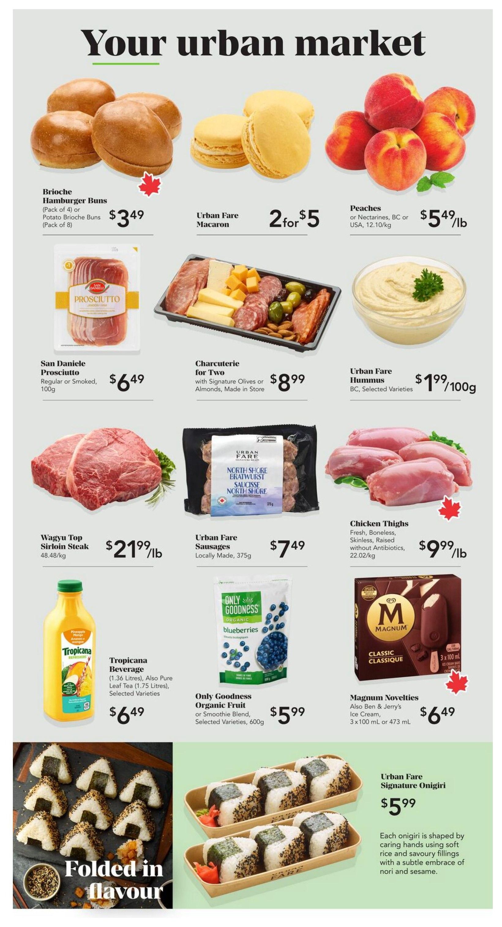 Urban Fare Flyer July 9 to 15