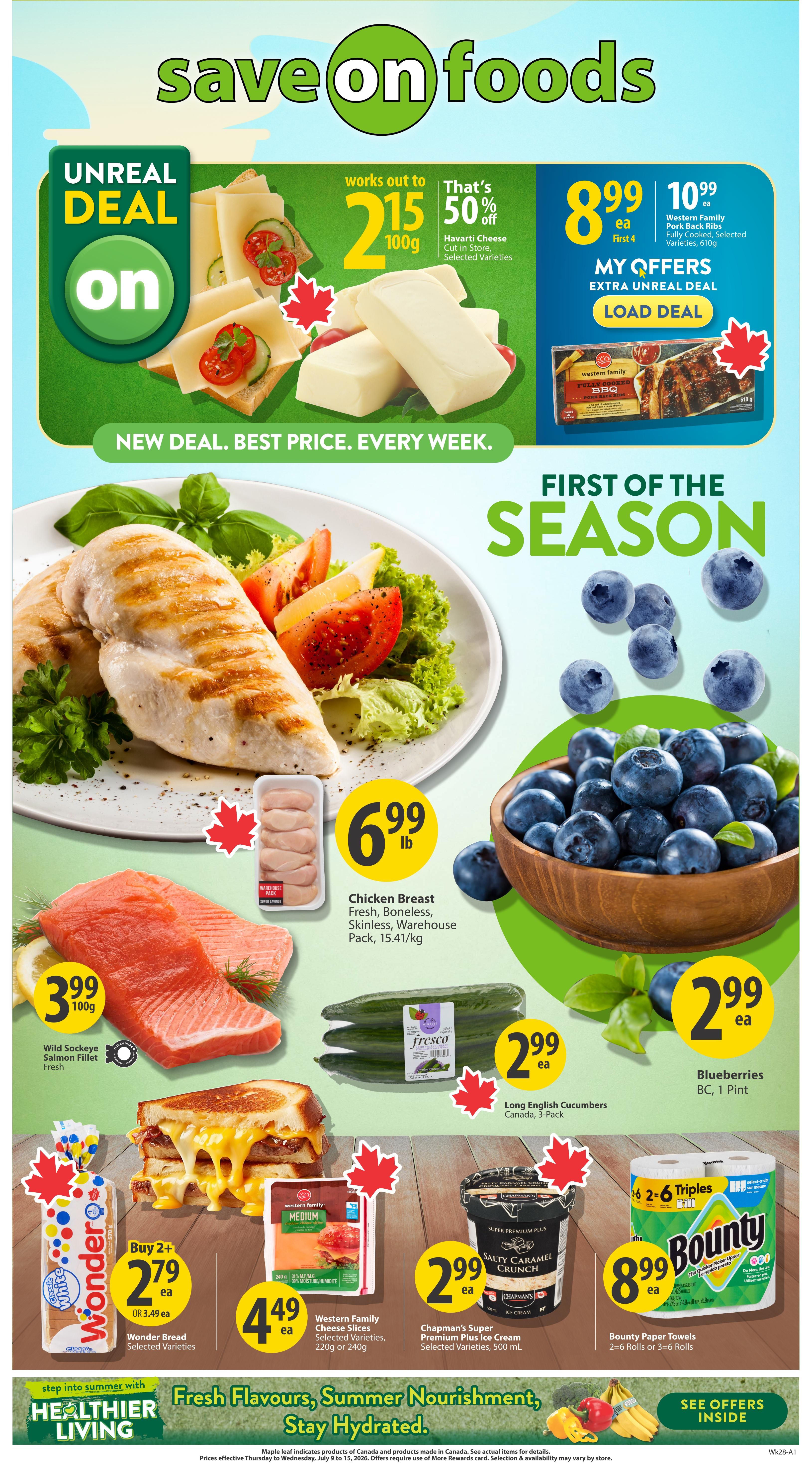 Save On Foods (BC) Flyer July 9 to 15