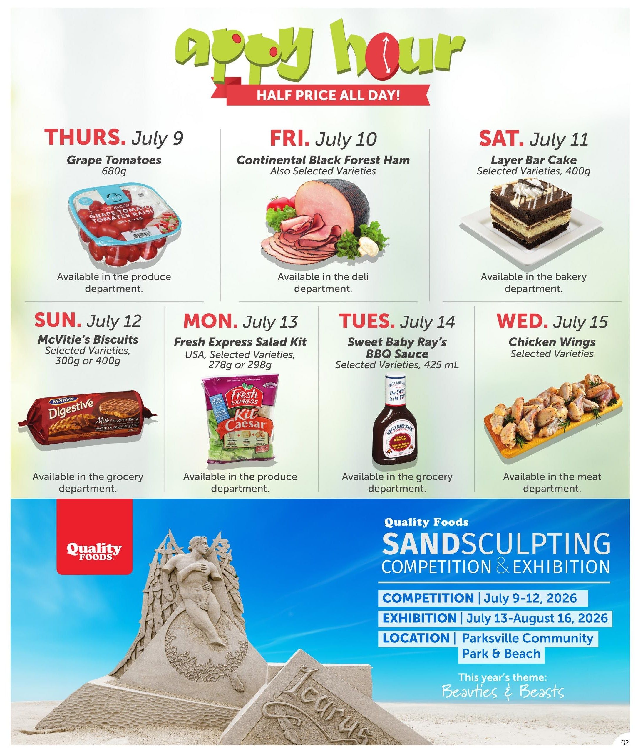 Quality Foods Flyer July 9 to 15