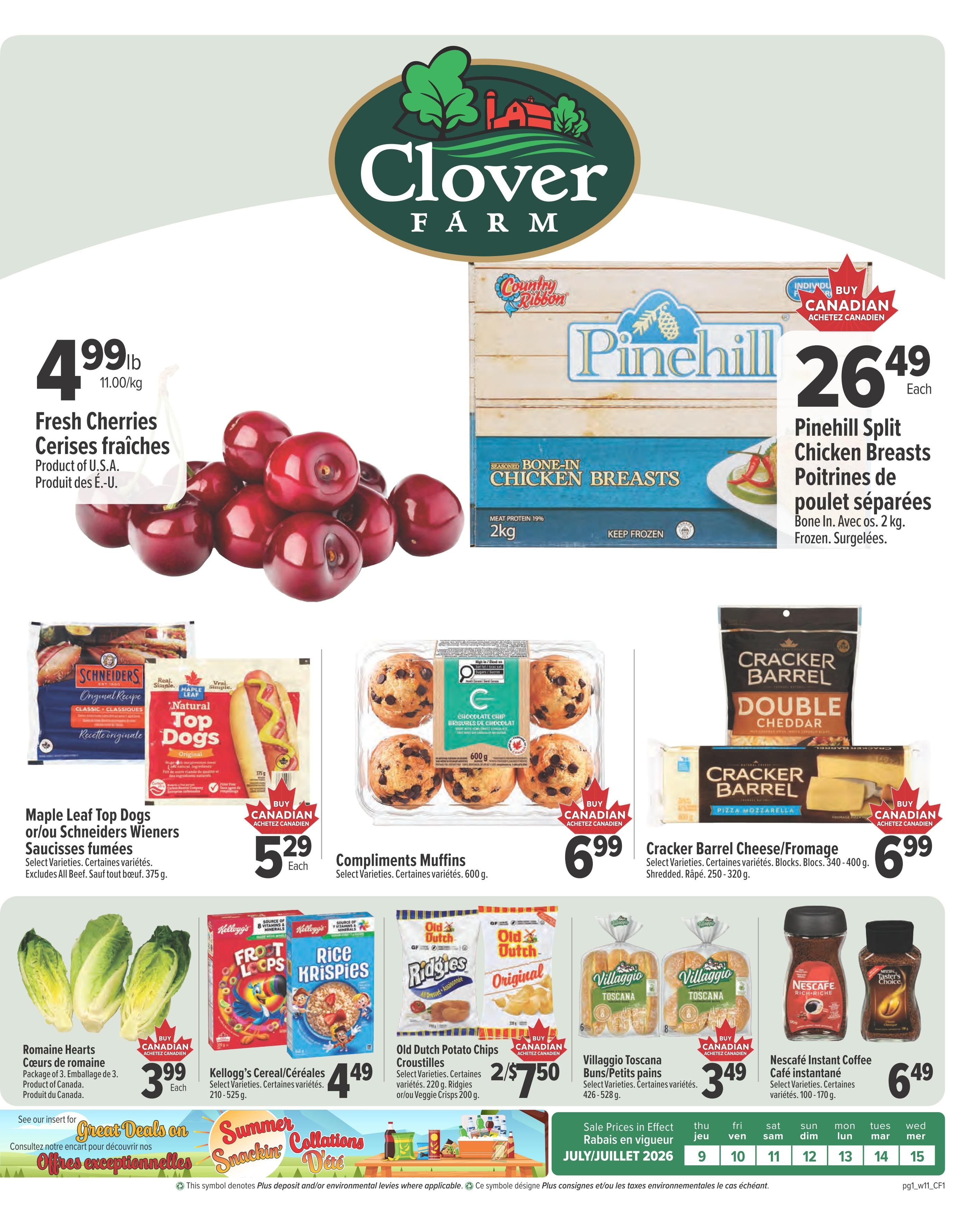 Clover Farm (Atlantic) Flyer July 9 to 15