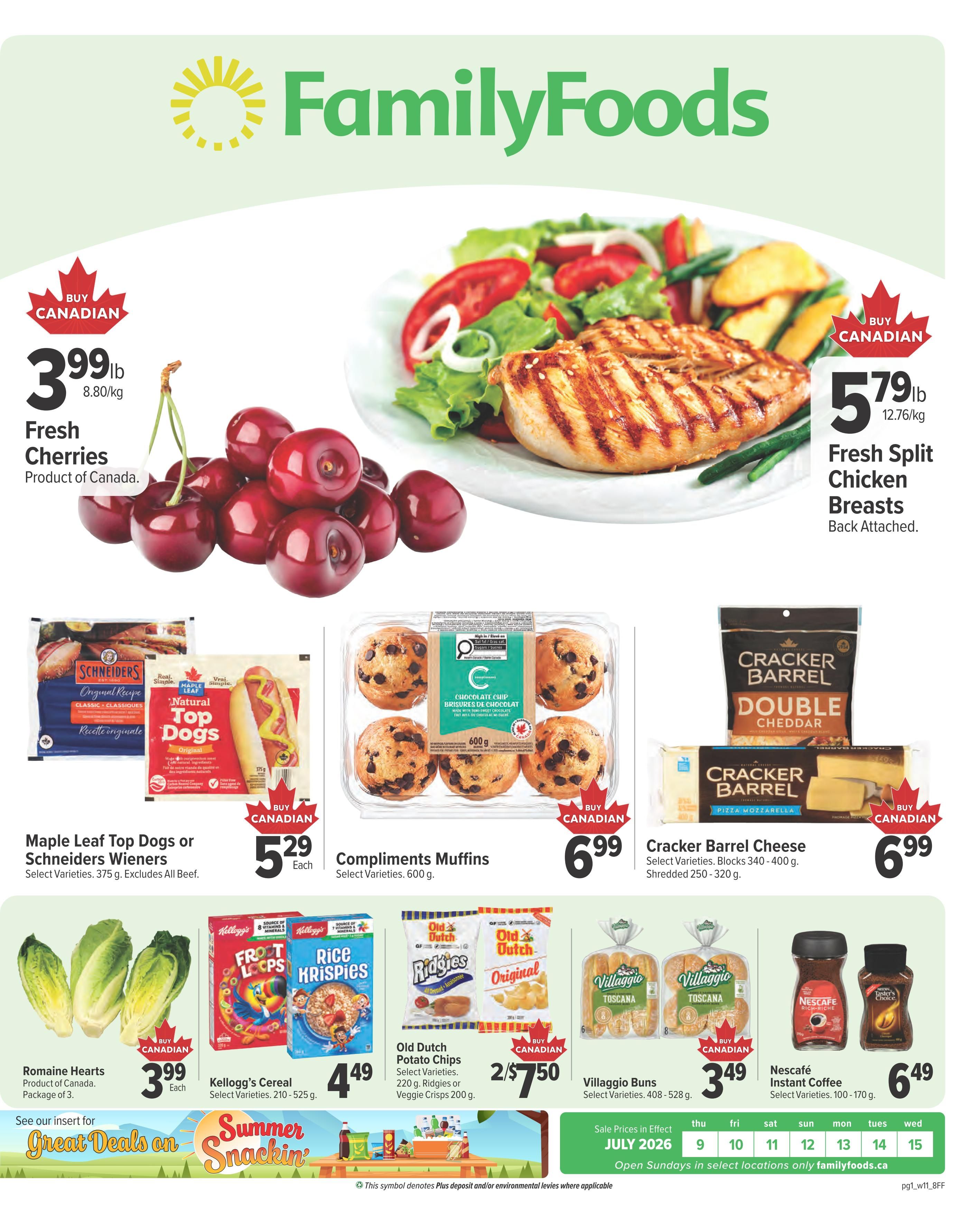 Family Foods Flyer July 9 to 15
