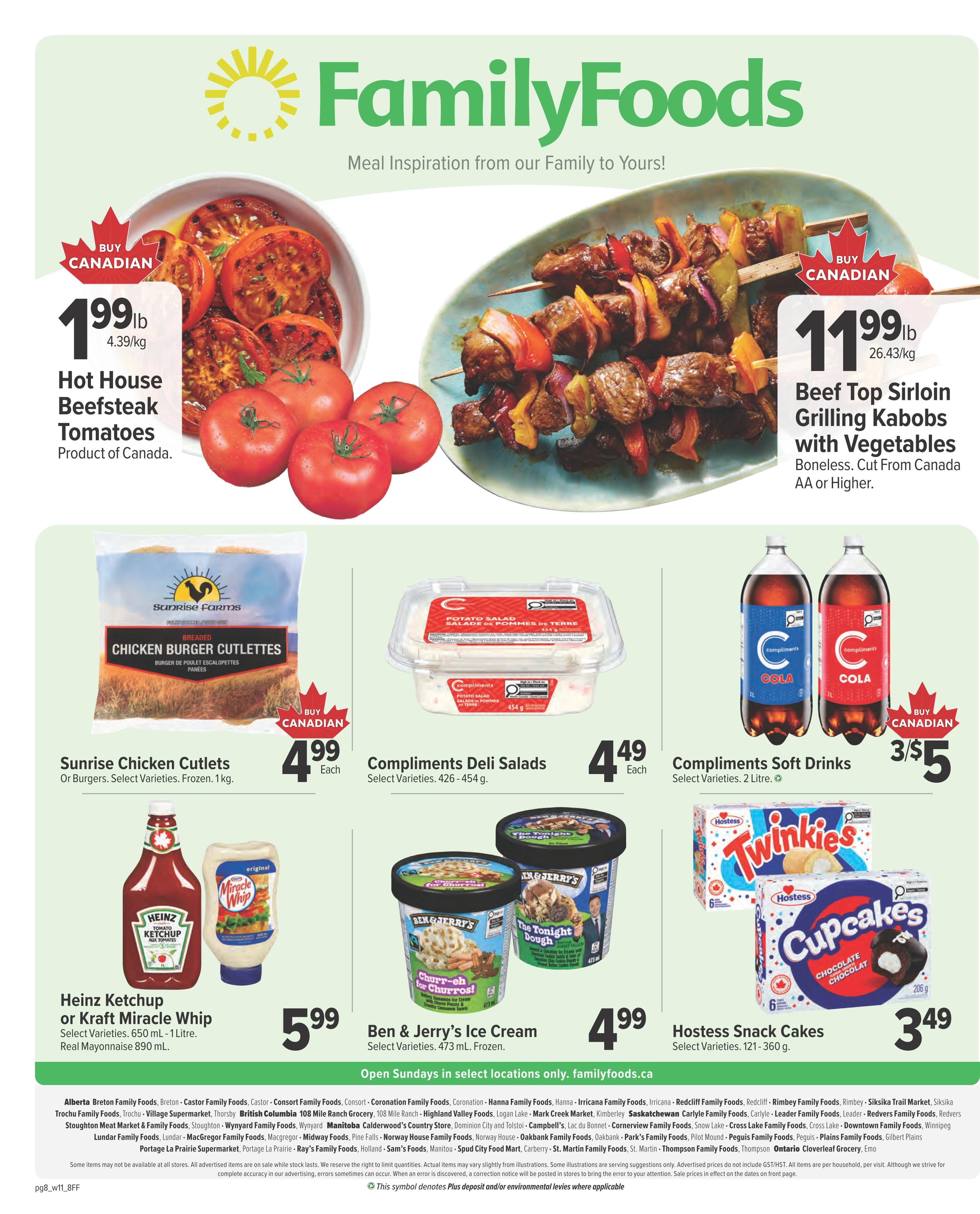 Family Foods Flyer July 9 to 15