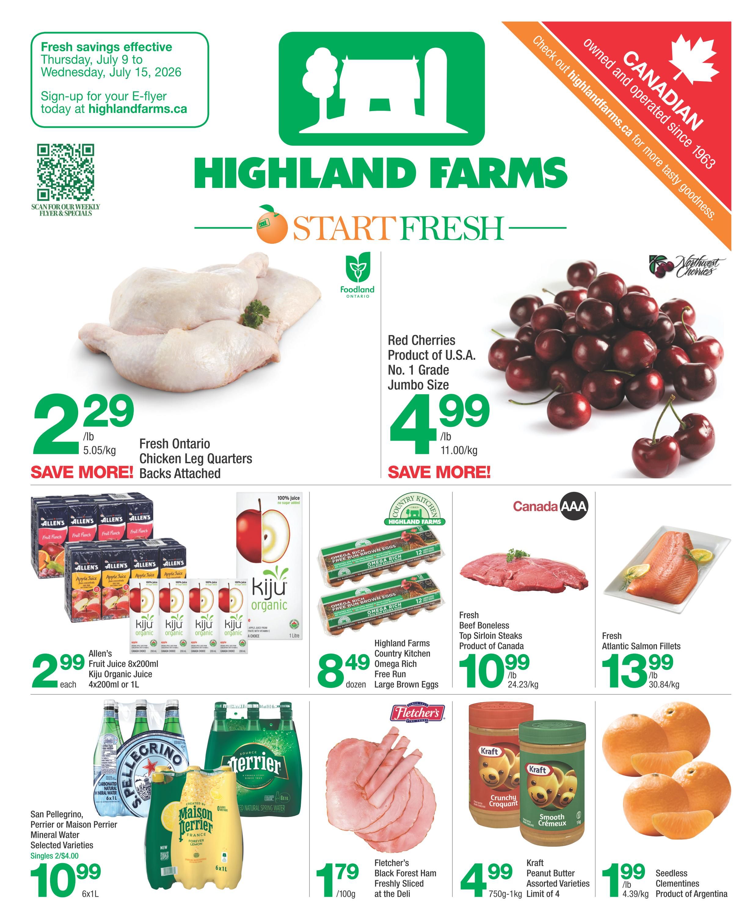 Highland Farms Flyer July 9 to 15