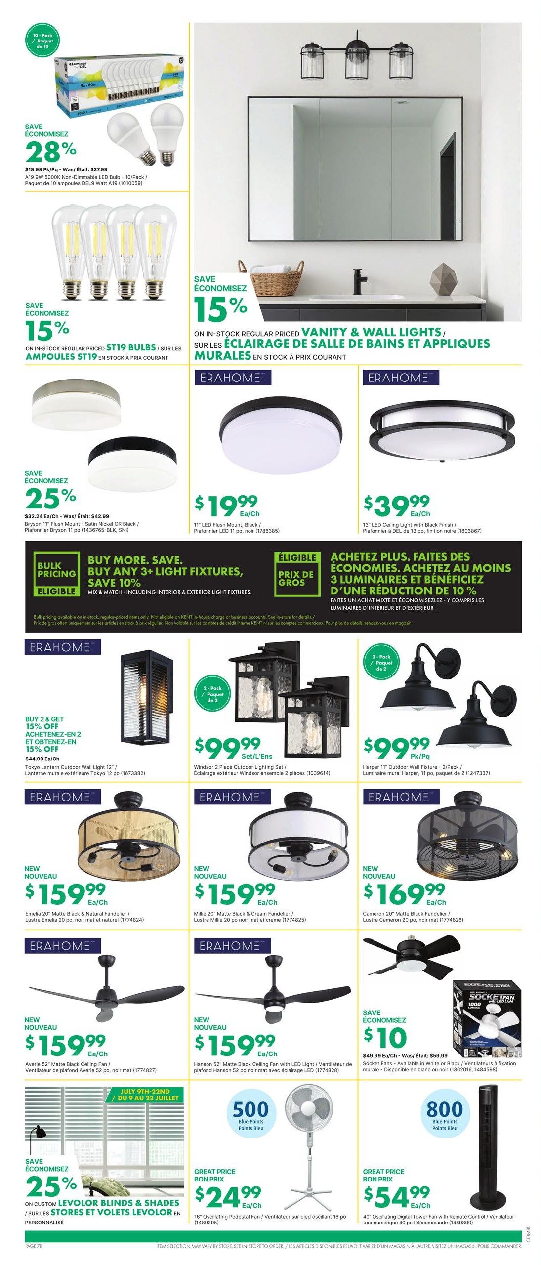 Kent Building Supplies Flyer July 9 to 15