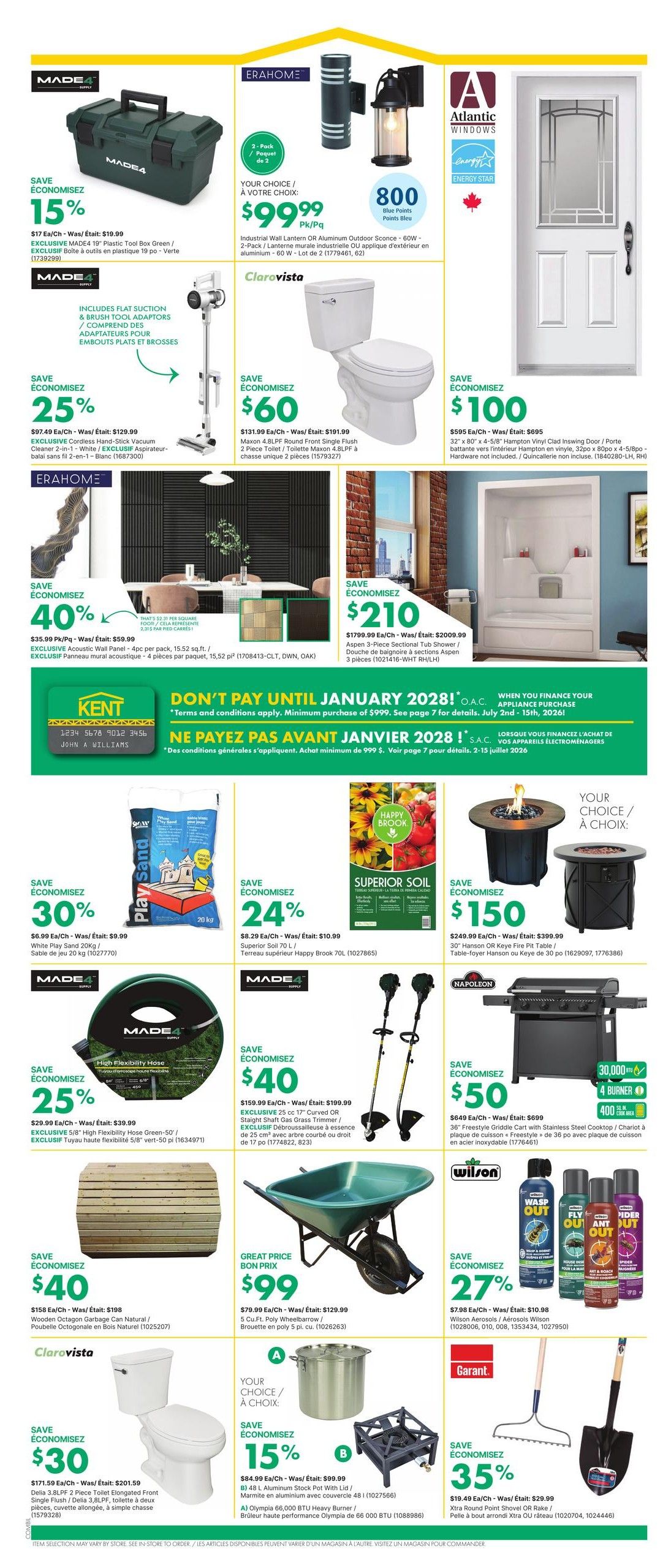 Kent Building Supplies Flyer July 9 to 15