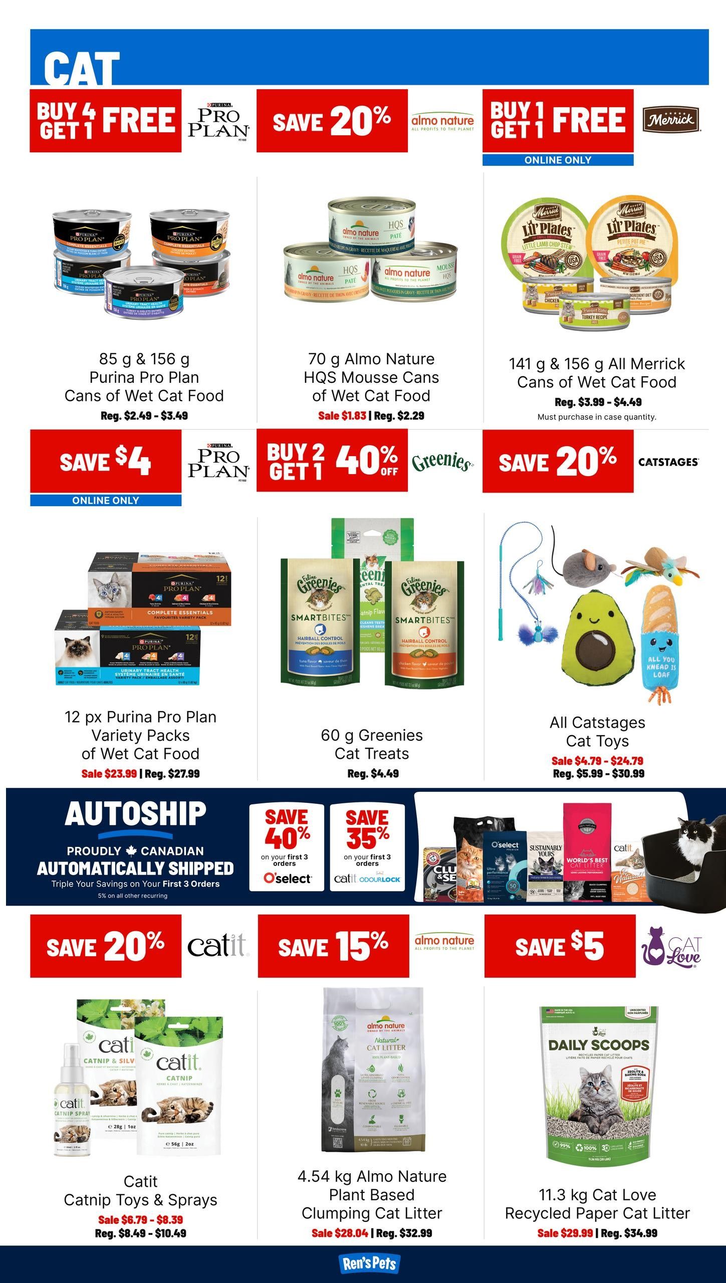 Ren's Pets Flyer July 9 to 15