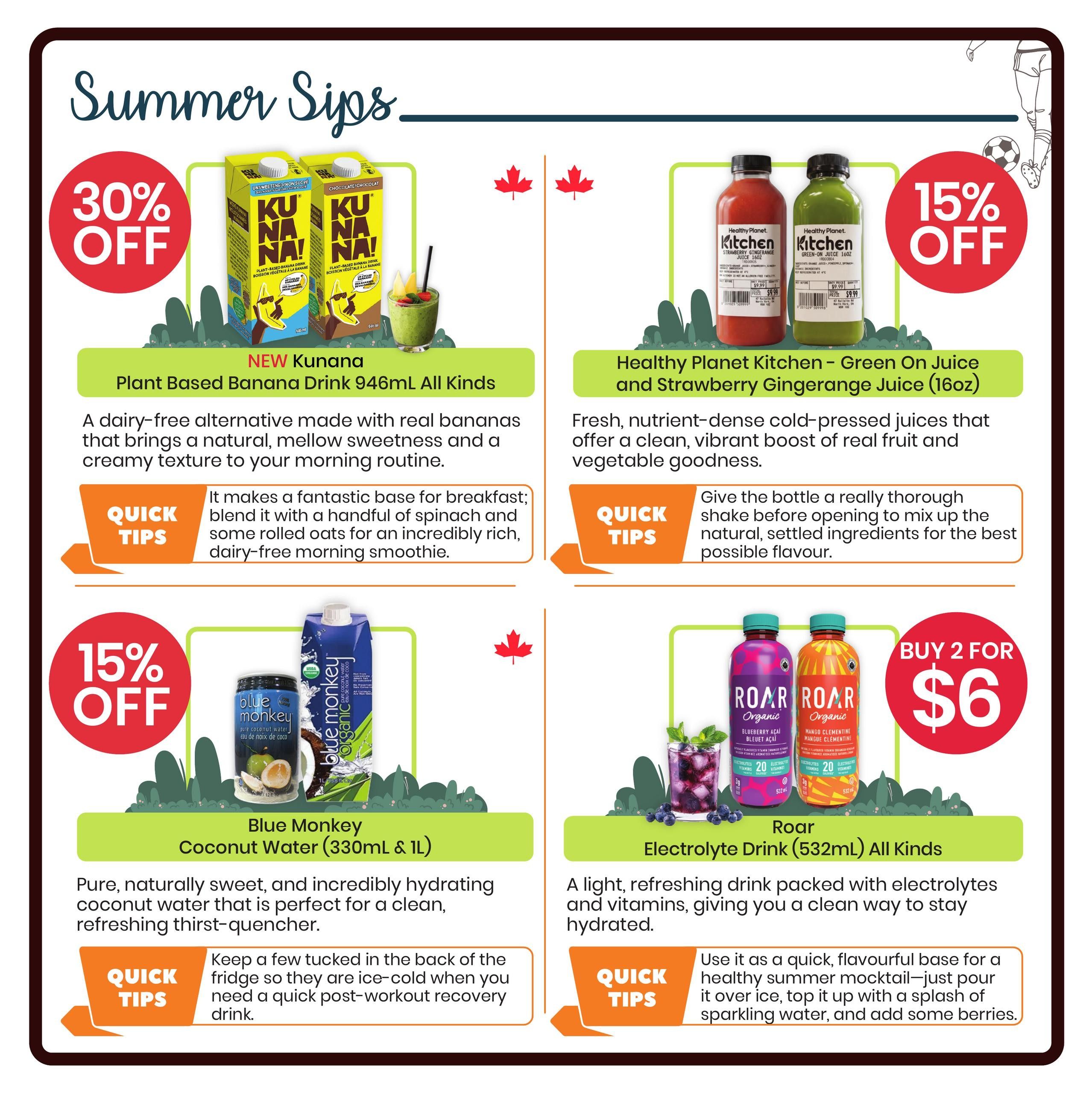 Healthy Planet Flyer July 9 to 22