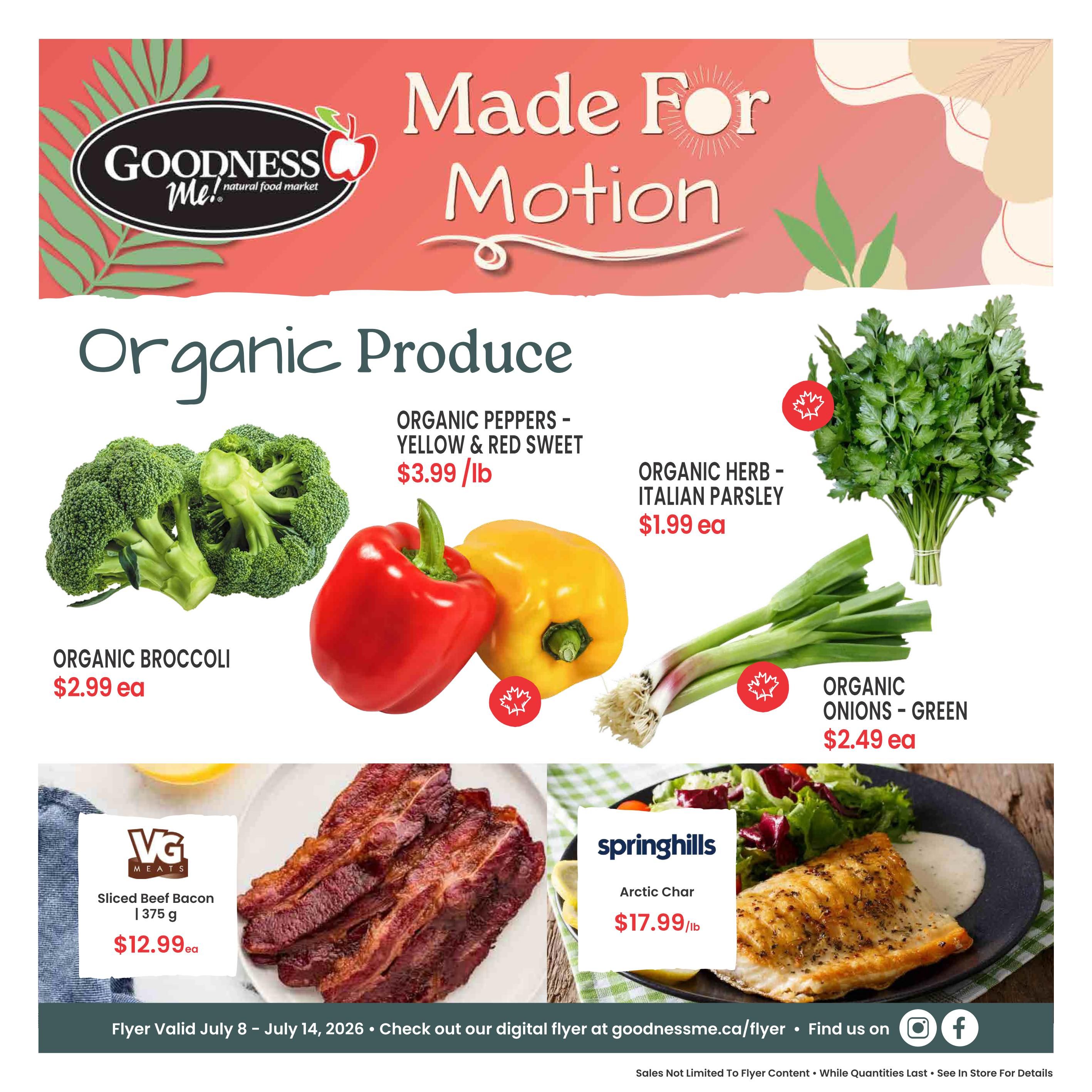Goodness Me Flyer July 8 to 14