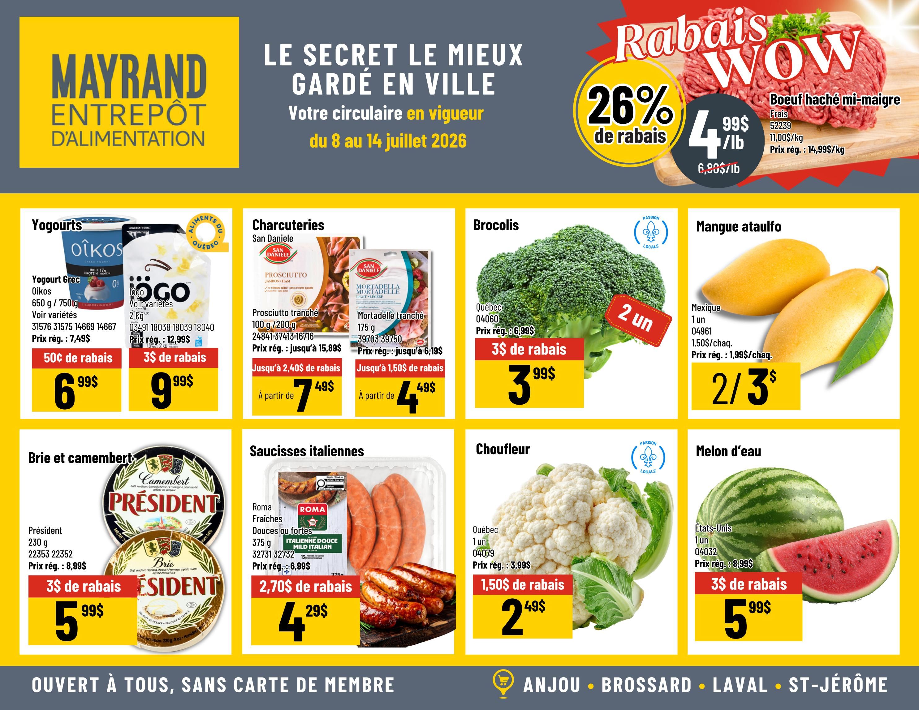 Mayrand Flyer July 8 to 14