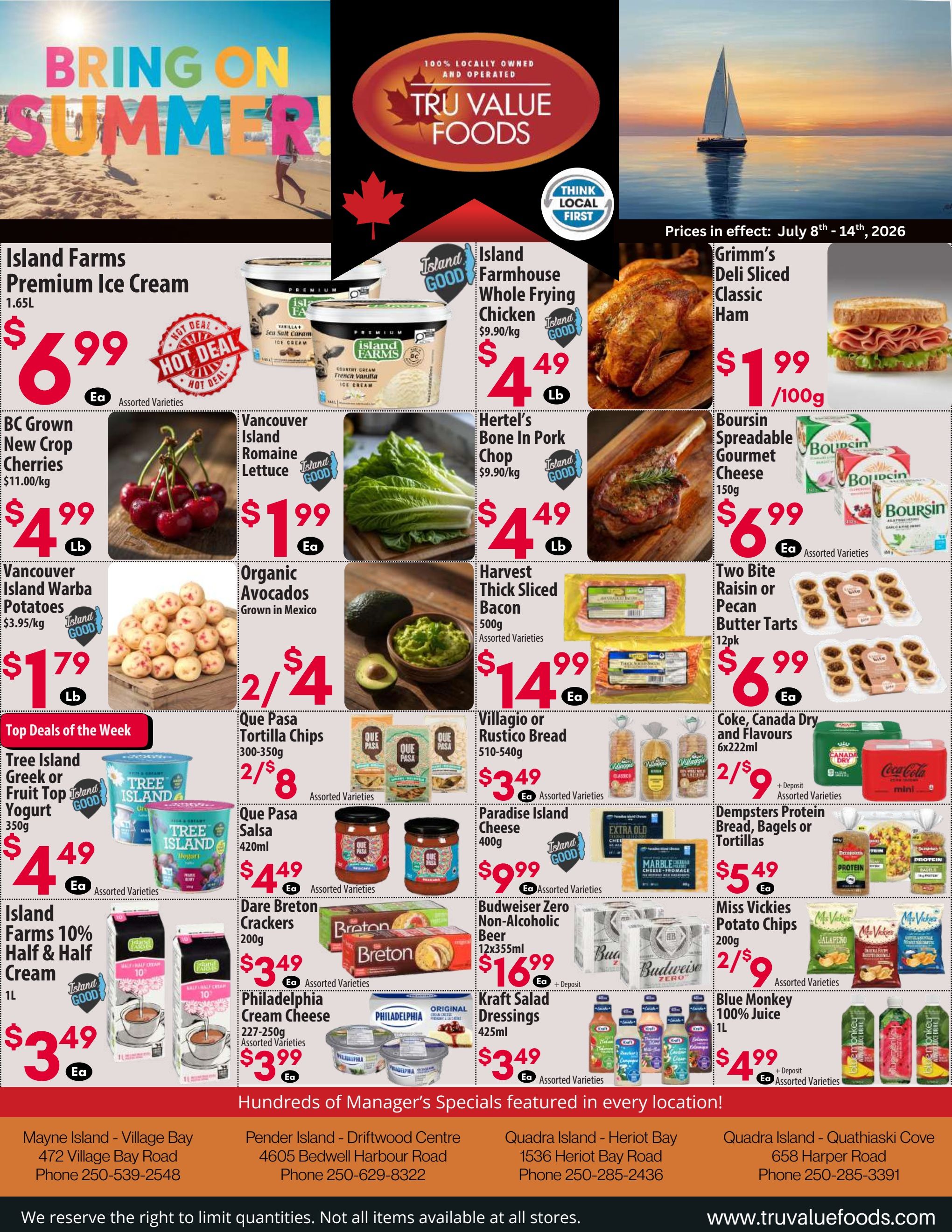 Tru Value Foods Flyer July 8 to 14