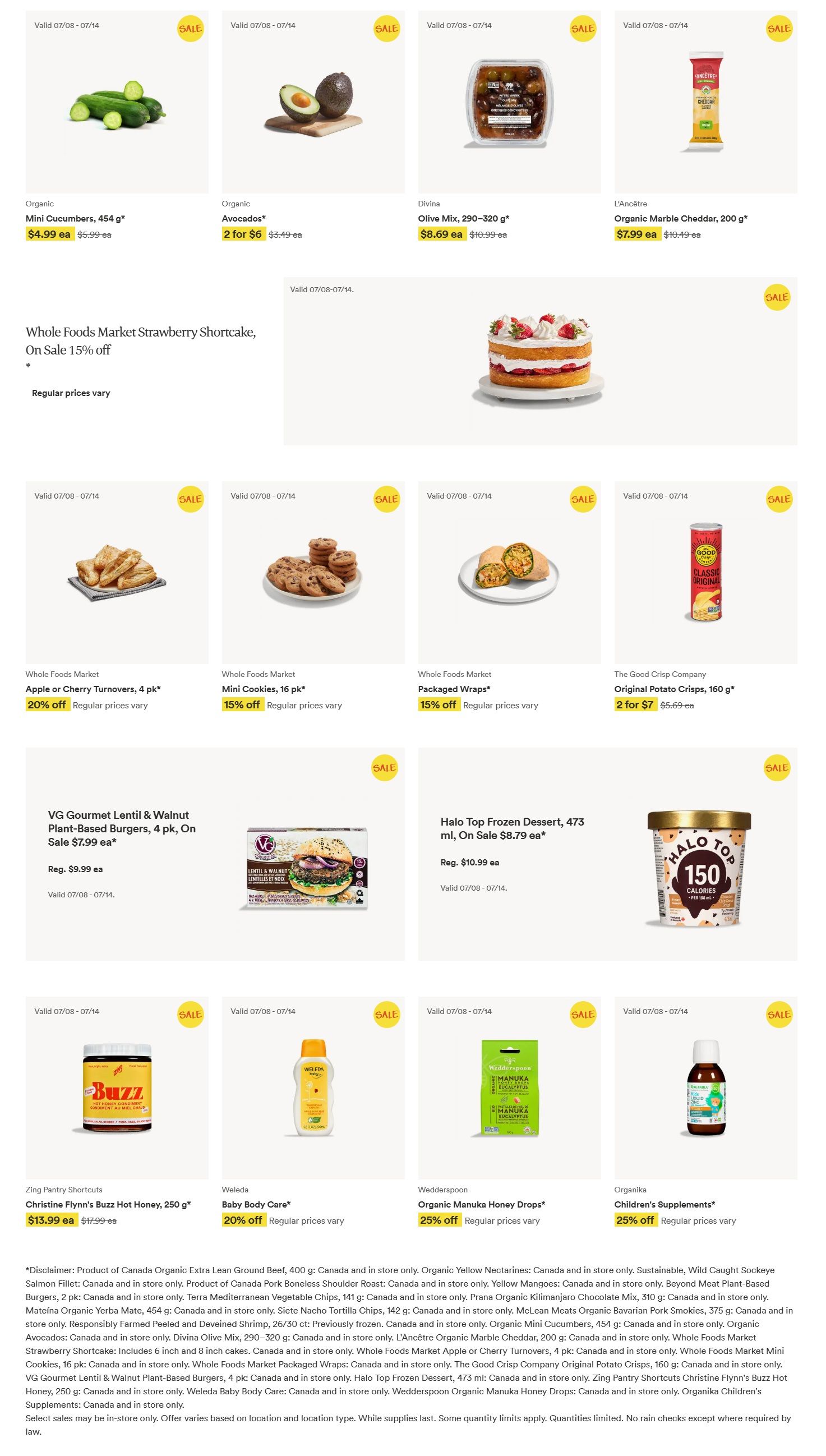 Whole Foods Market (West) Flyer July 8 to 14