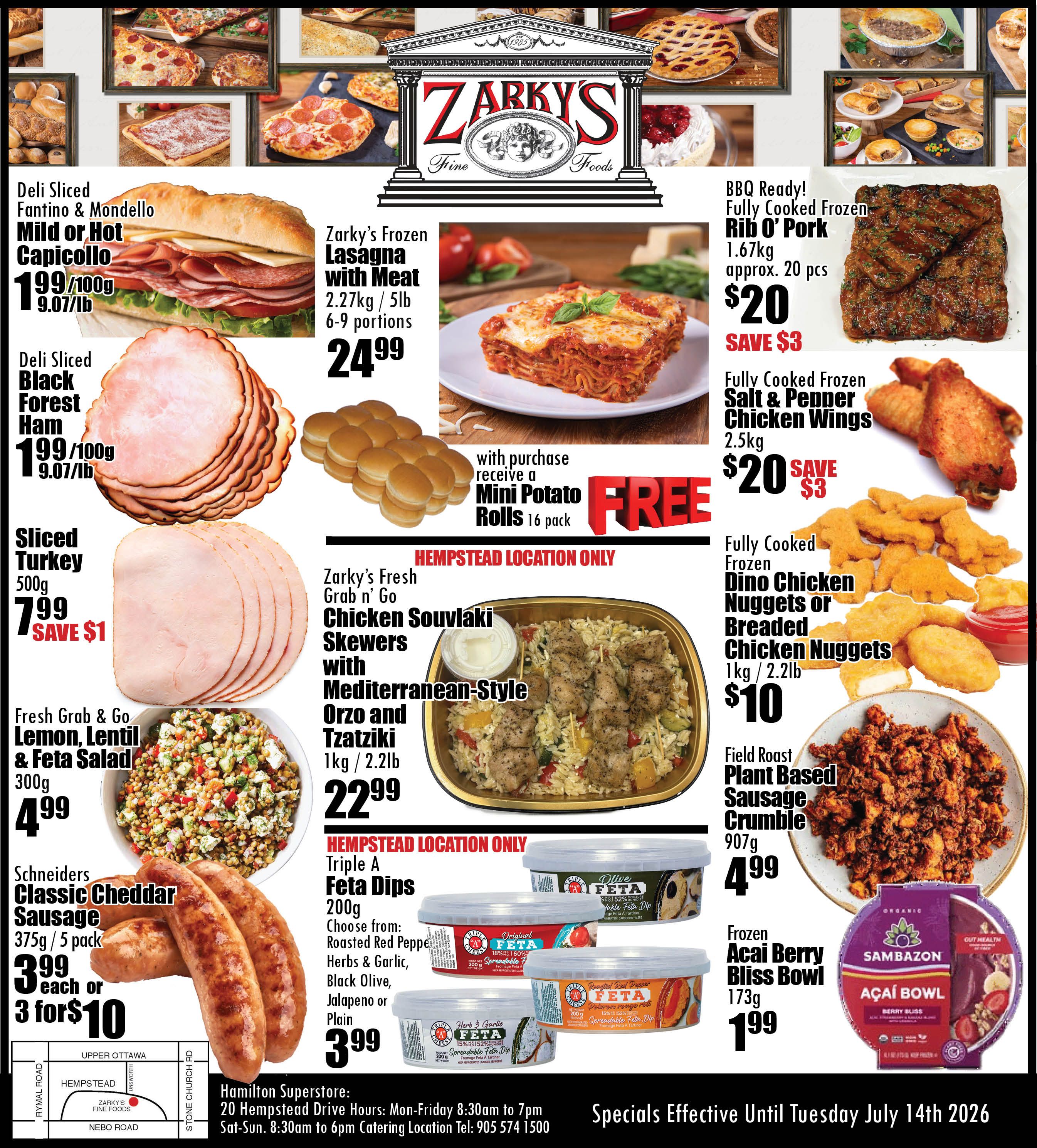 Zarky's Flyer July 8 to 14