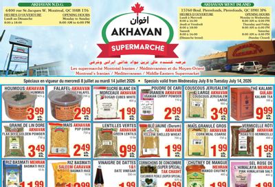Akhavan Supermarche Flyer July 8 to 14