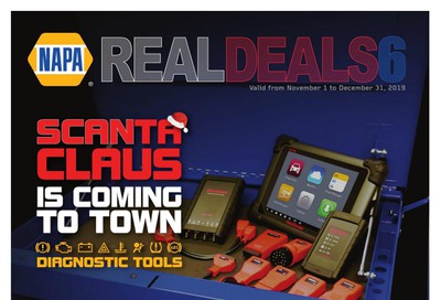 NAPA Auto Parts Real Deals Flyer November 1 to December 31