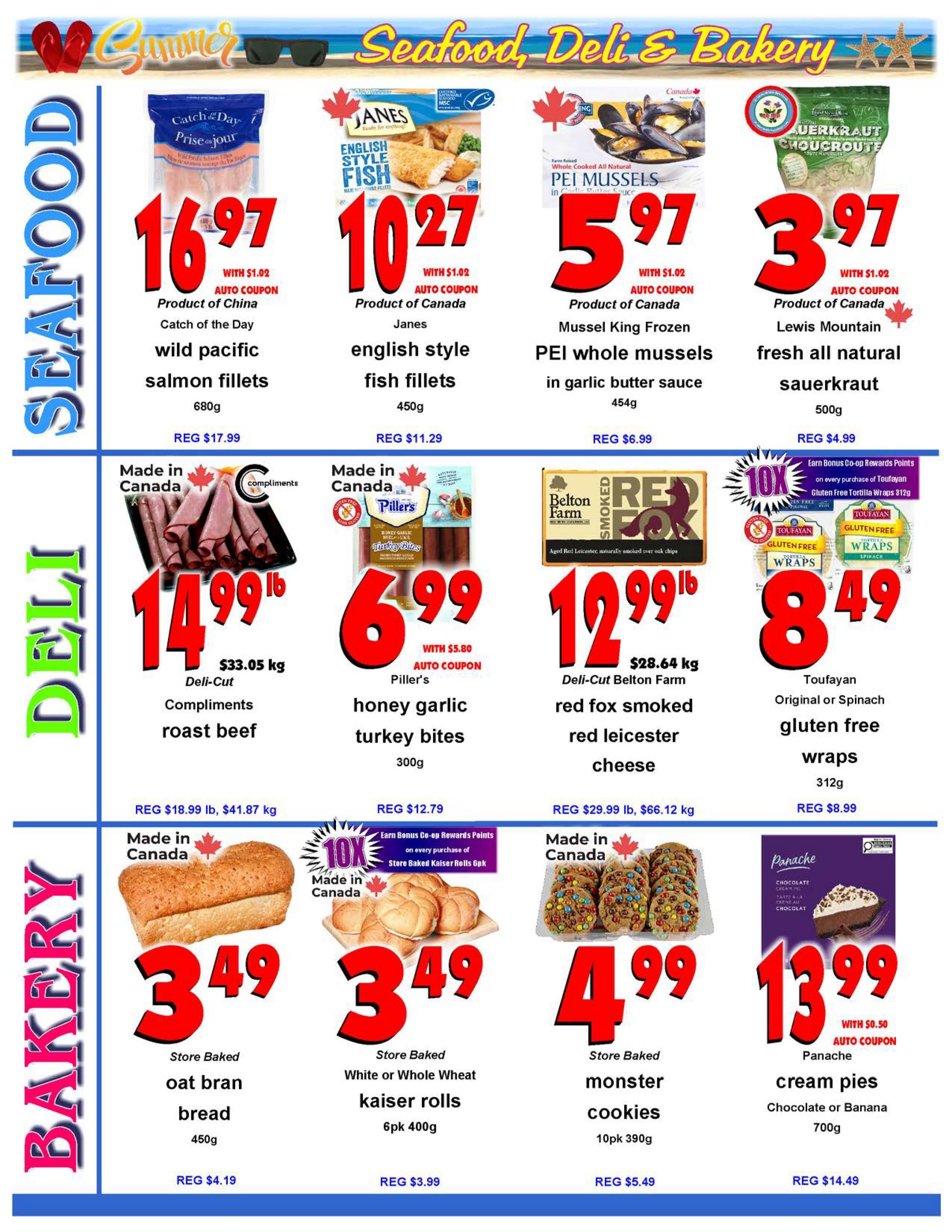 Fredericton Co-op Flyer July 9 to 15