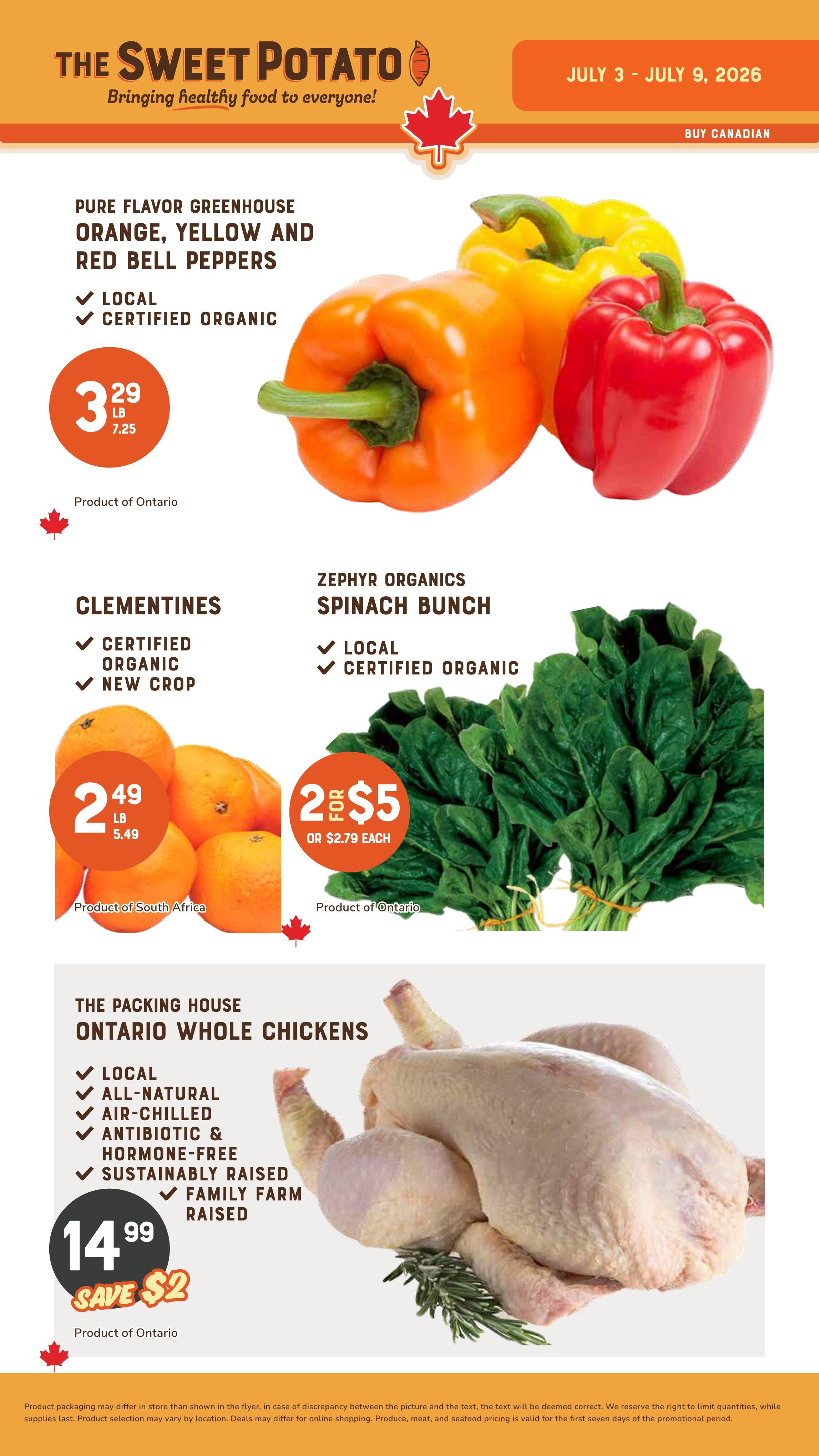 The Sweet Potato Flyer July 3 to 9