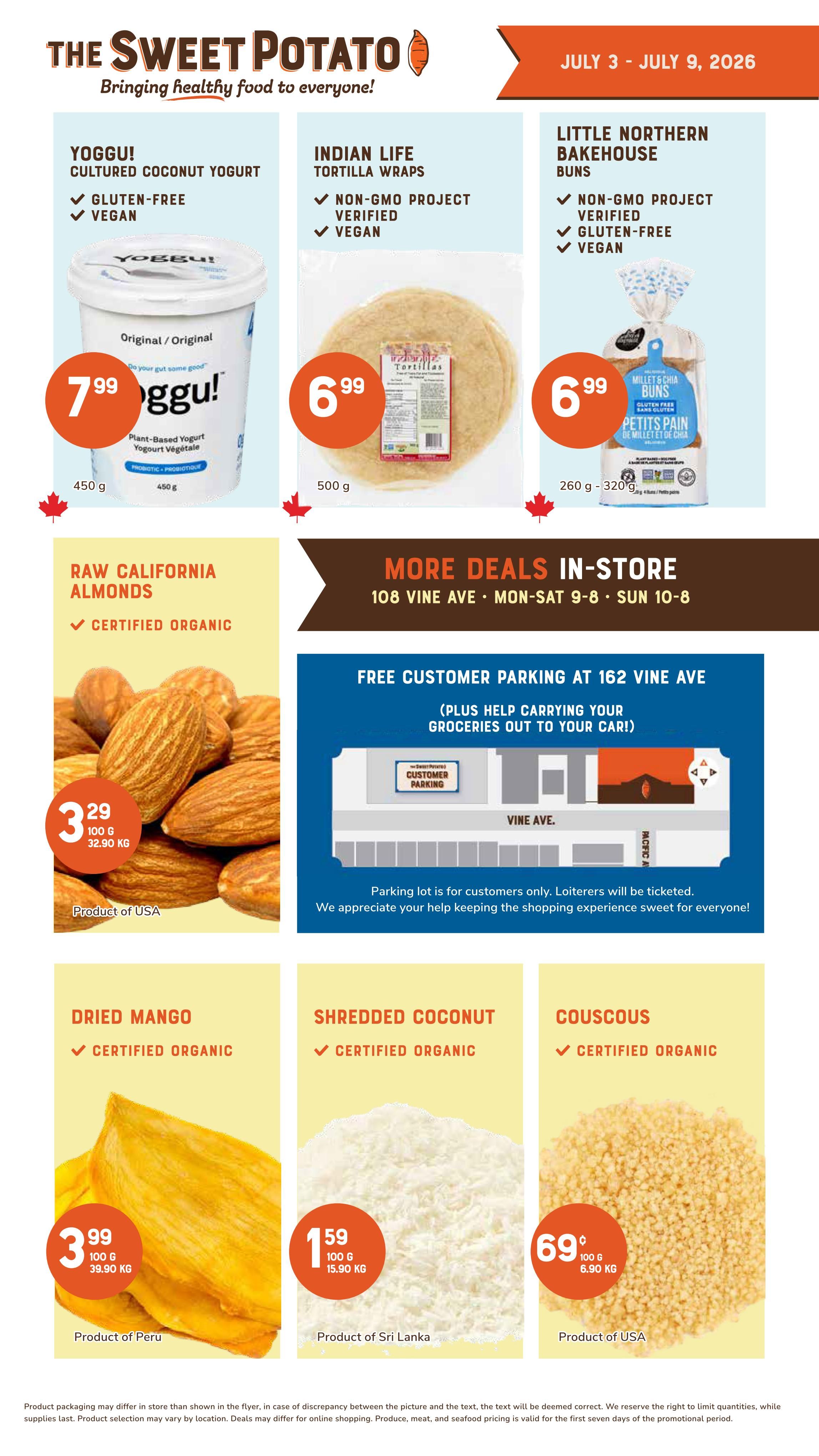 The Sweet Potato Flyer July 3 to 9