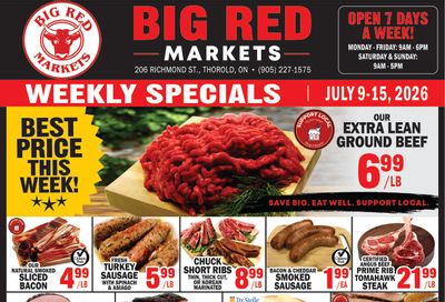 Big Red Markets Flyer July 9 to 15