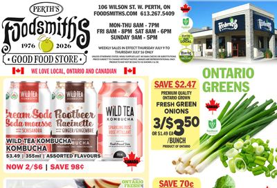 Foodsmiths Flyer July 9 to 16
