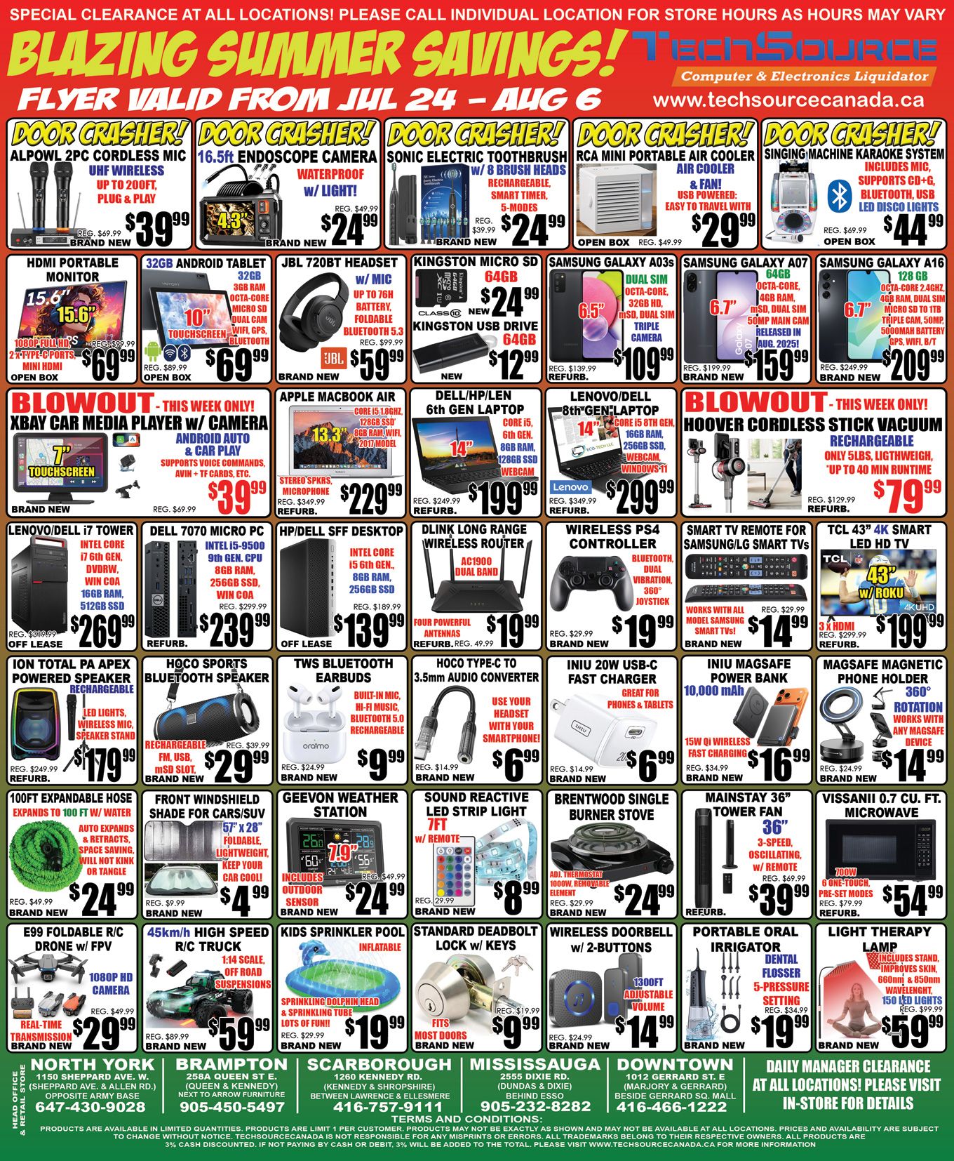 TechSource Flyer July 24 to August 6