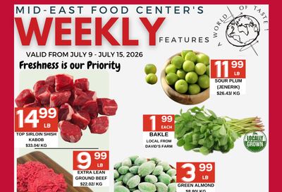 Mid-East Food Centre Flyer July 9 to 15