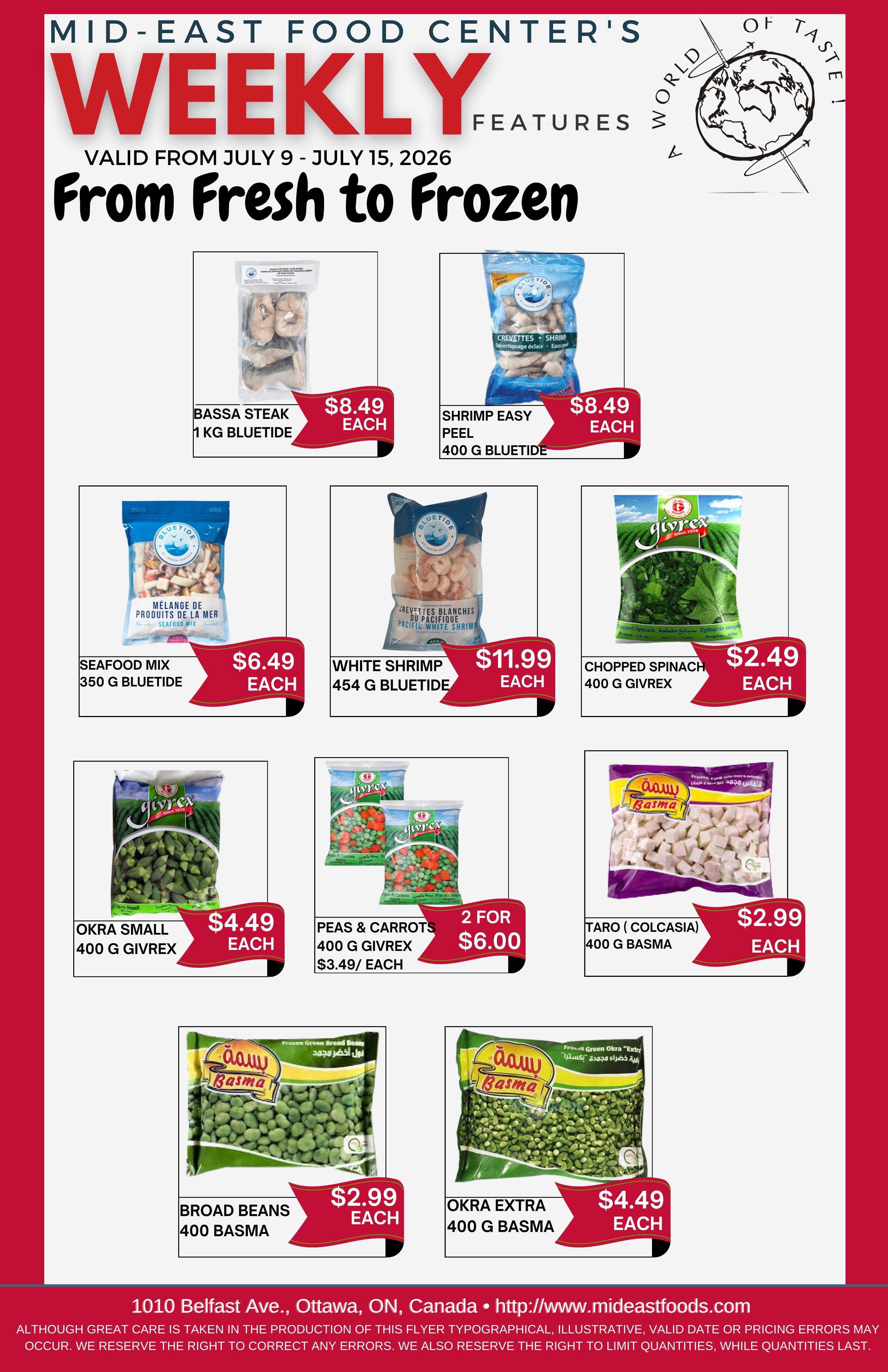 Mid-East Food Centre Flyer July 9 to 15