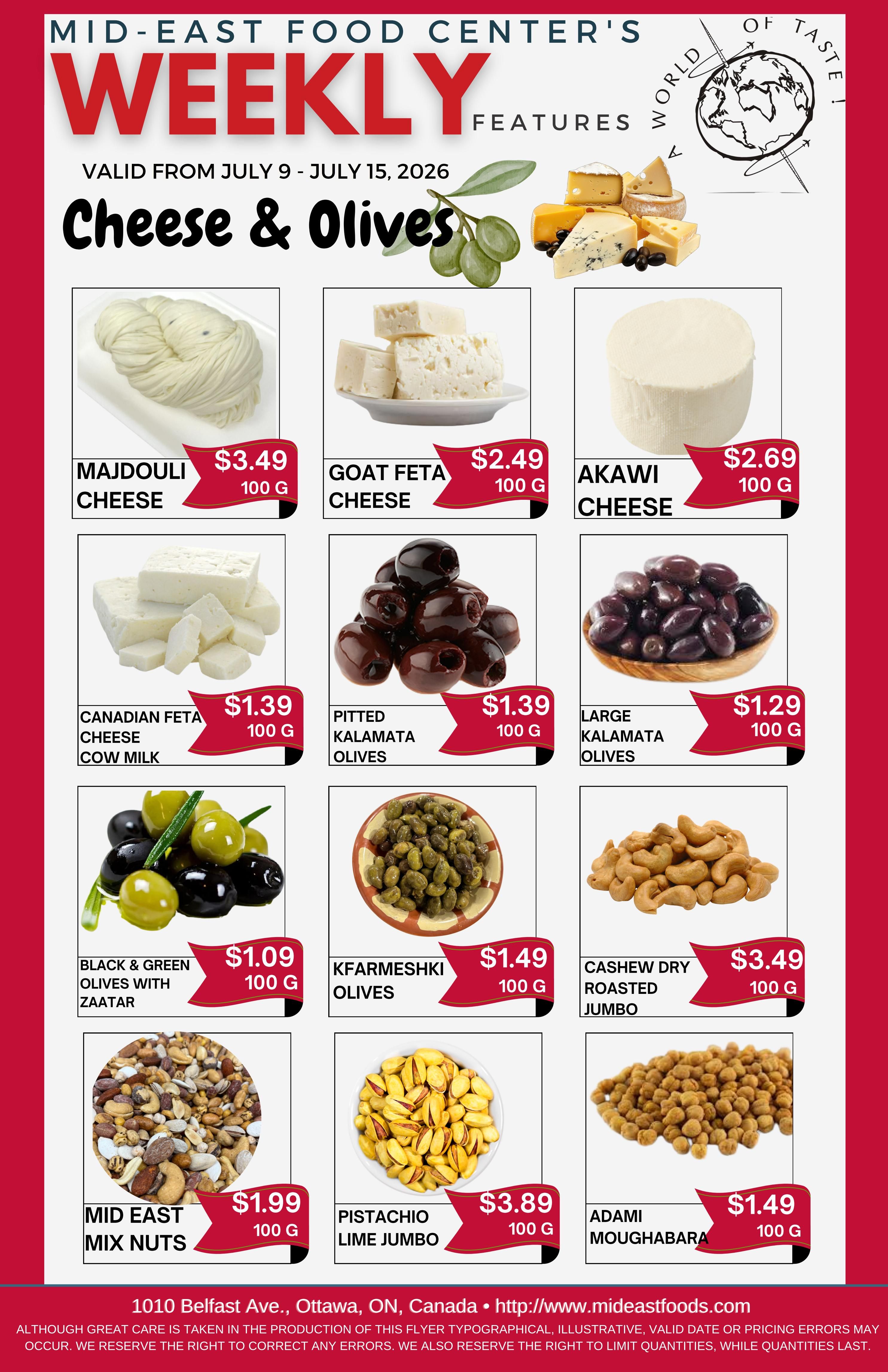 Mid-East Food Centre Flyer July 9 to 15