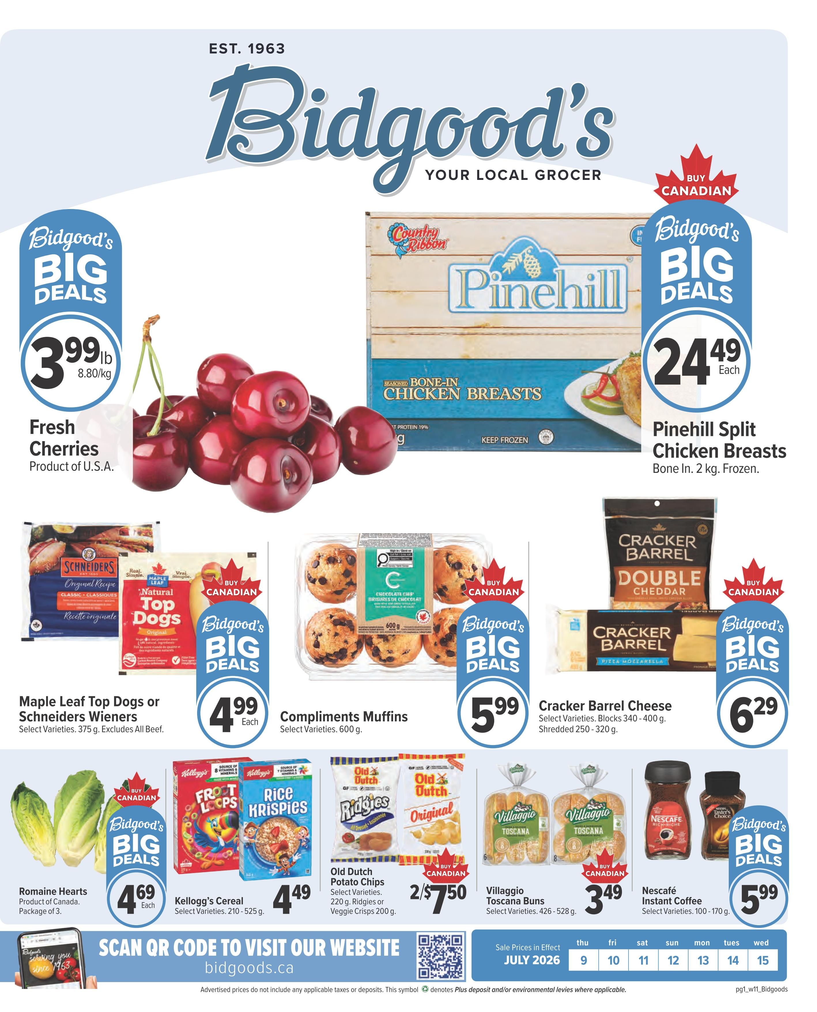 Bidgood's Flyer July 9 to 15