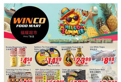 WinCo Food Mart (HWY 7) Flyer July 9 to 15