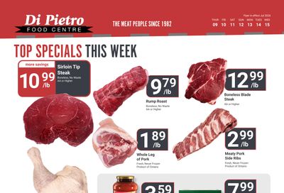 Di Pietro Food Centre Flyer July 9 to 15