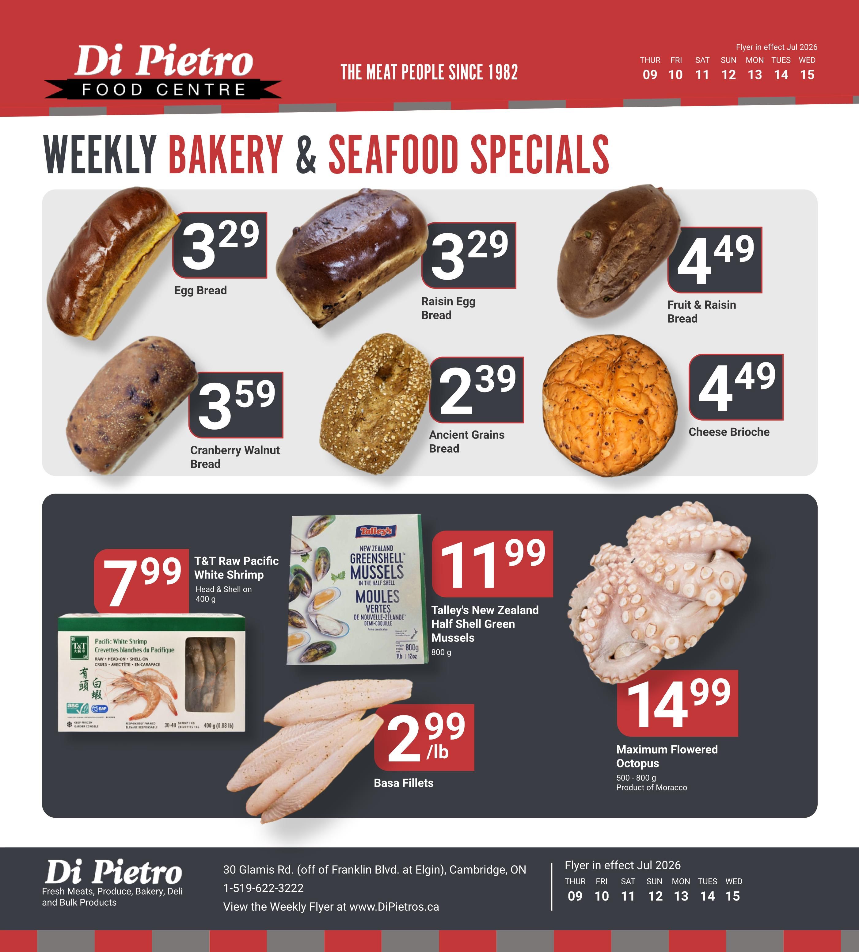 Di Pietro Food Centre Flyer July 9 to 15