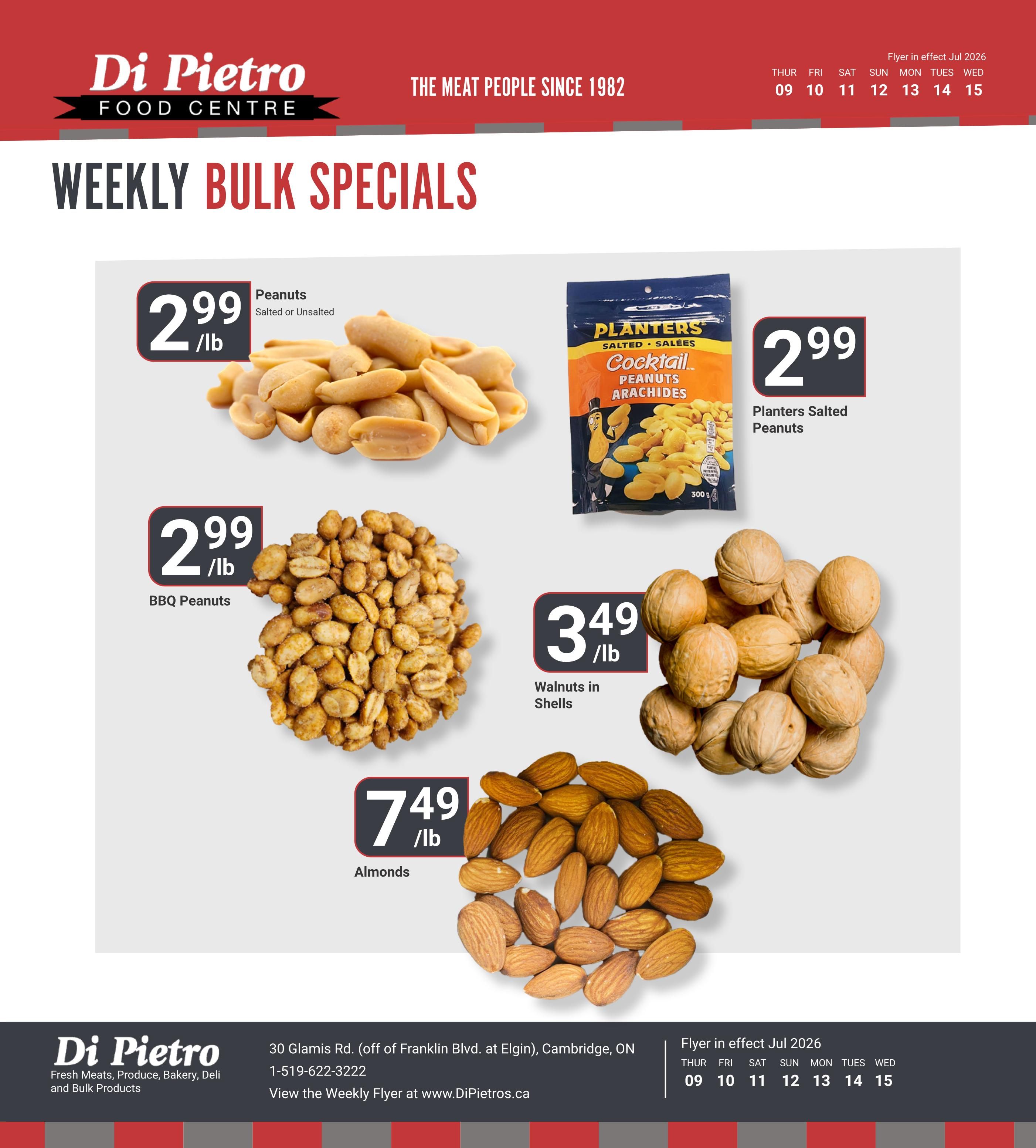 Di Pietro Food Centre Flyer July 9 to 15