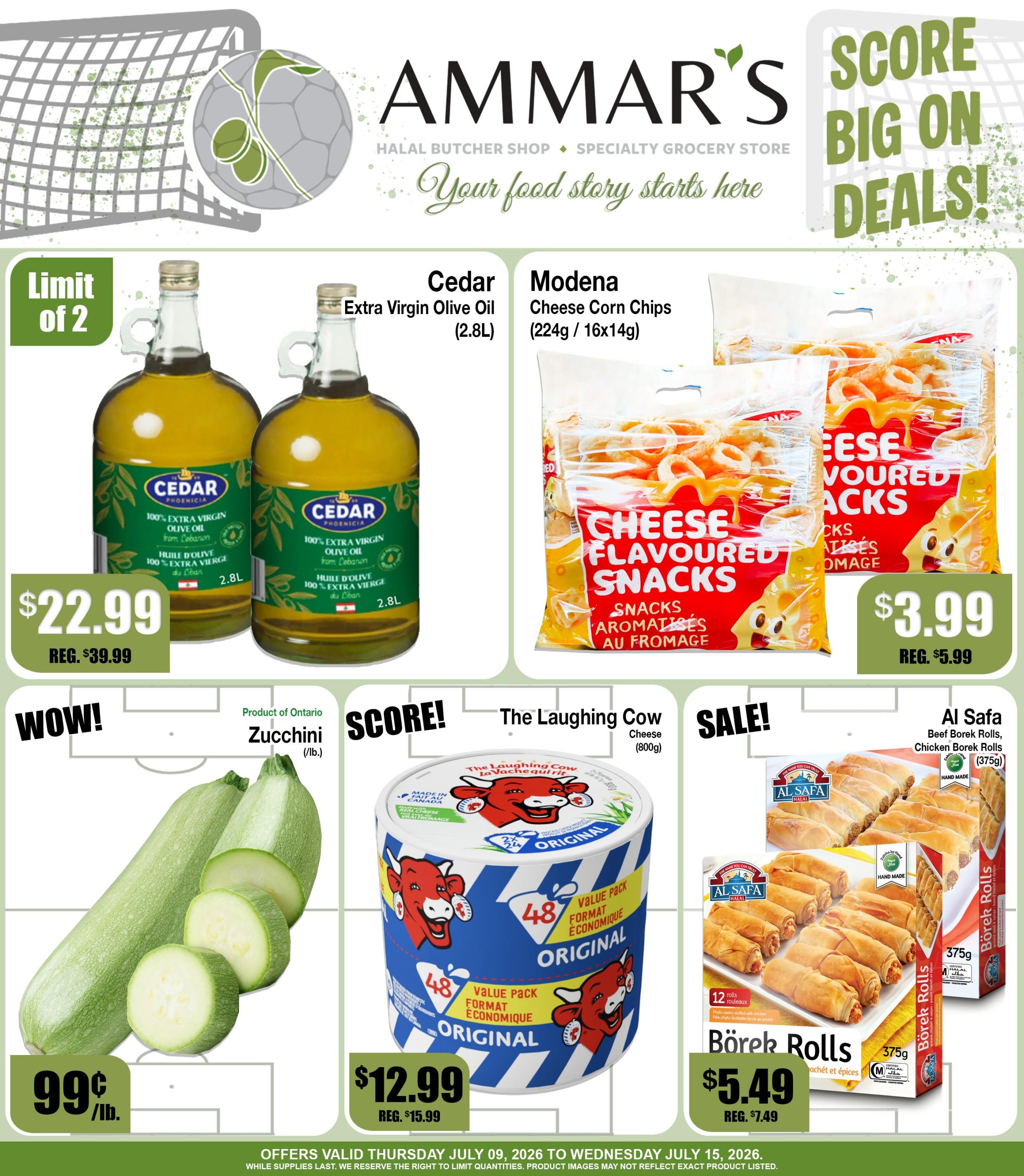Ammar's Halal Meats Flyer July 9 to 15