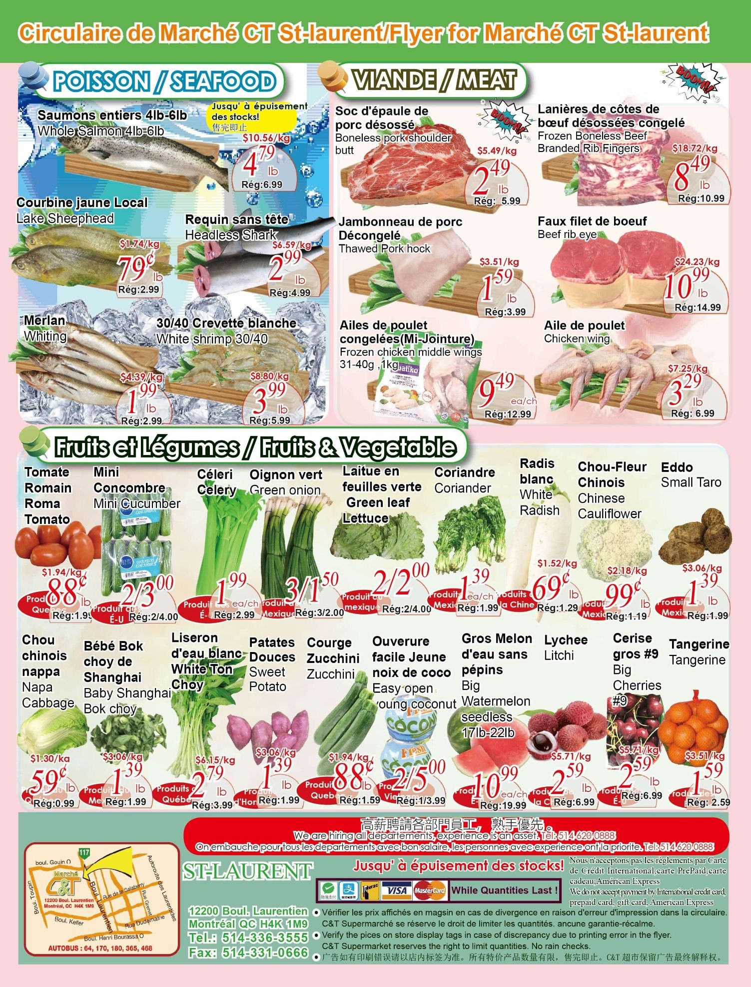 Marche C&T (St. Laurent) Flyer July 9 to 15